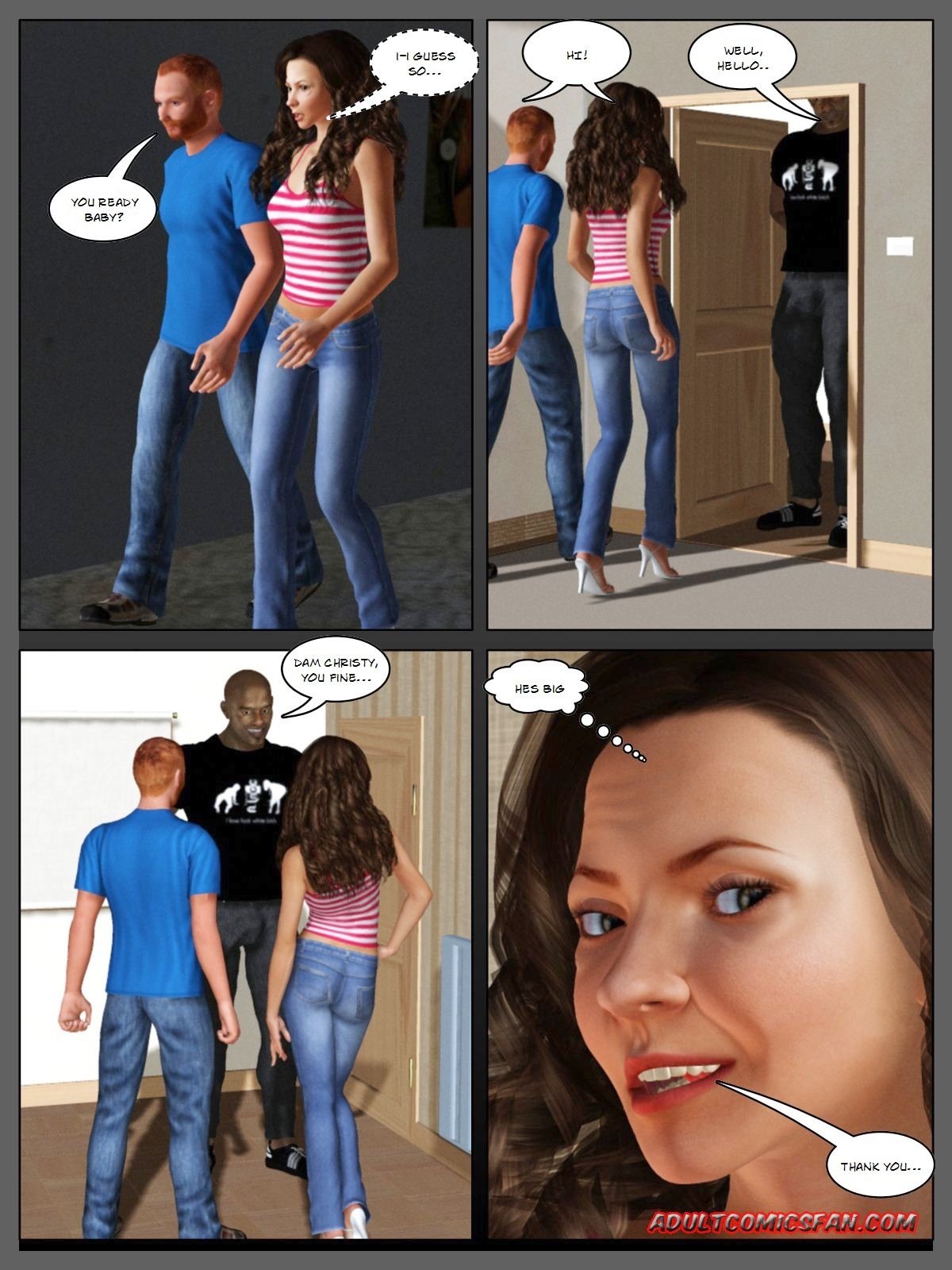 A Train To Pay Mortage [BlackonWhite3D] - Chapter 1 — Page 12