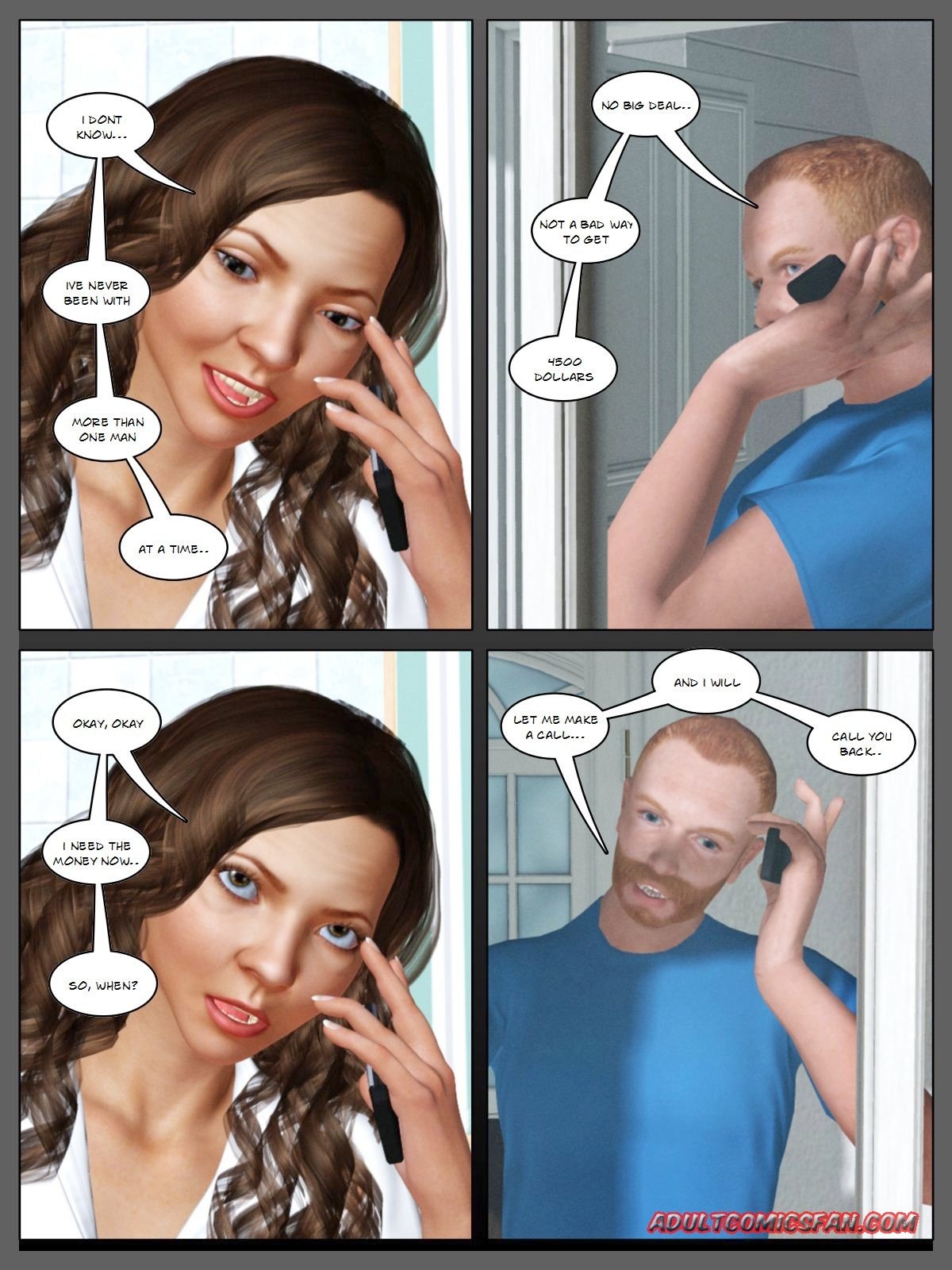 A Train To Pay Mortage [BlackonWhite3D] - Chapter 1 — Page 6