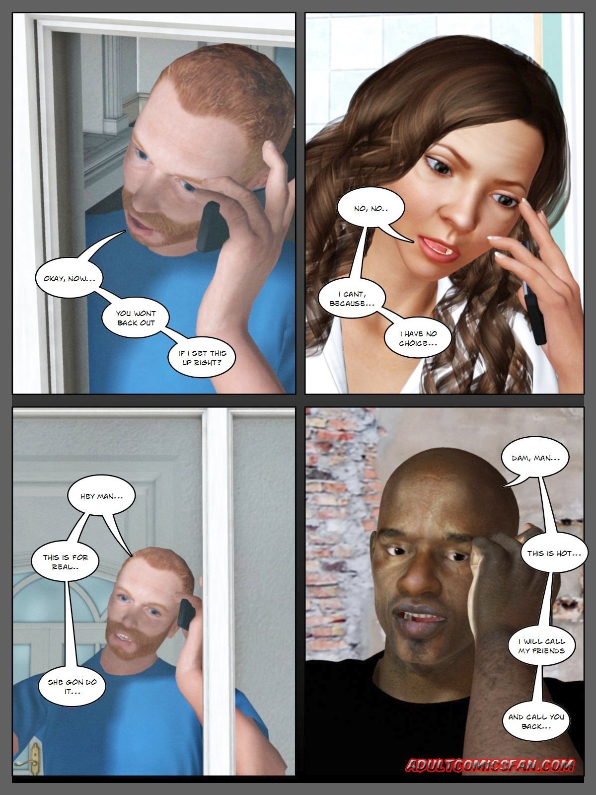 A Train To Pay Mortage [BlackonWhite3D] - Chapter 1 — Page 7