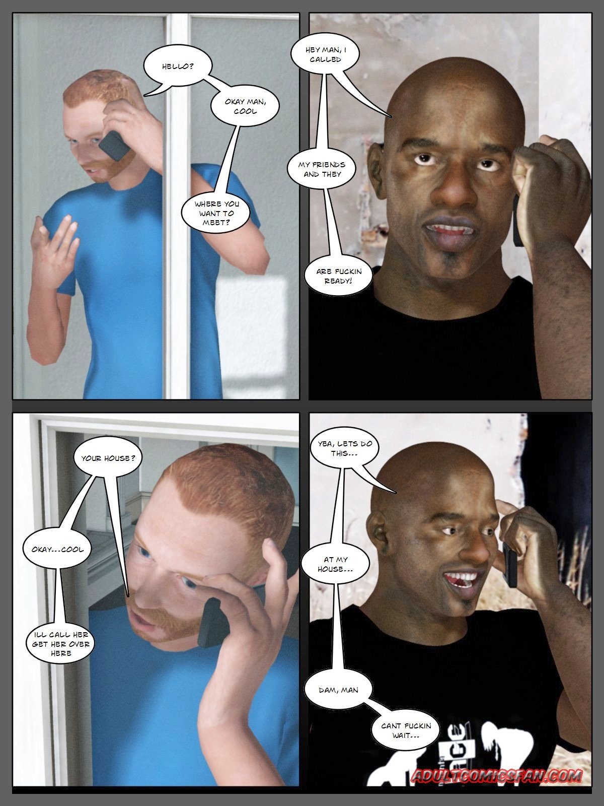 A Train To Pay Mortage [BlackonWhite3D] - Chapter 1 — Page 8