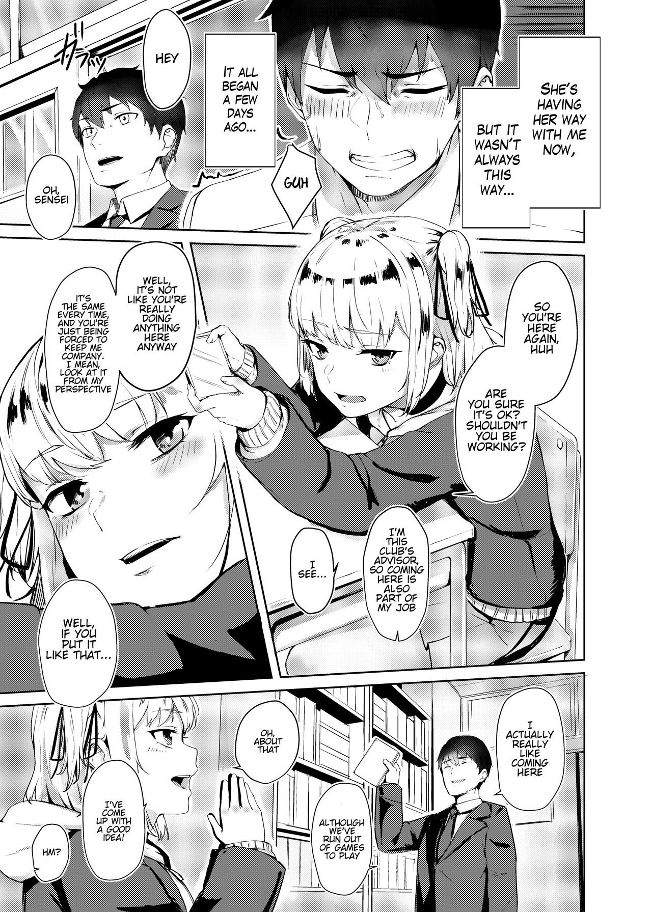 Kyousei Zecchou Batsu Game Namaiki JK no Shitsukekata [Hirayan] - Chapter 1 — Page 4