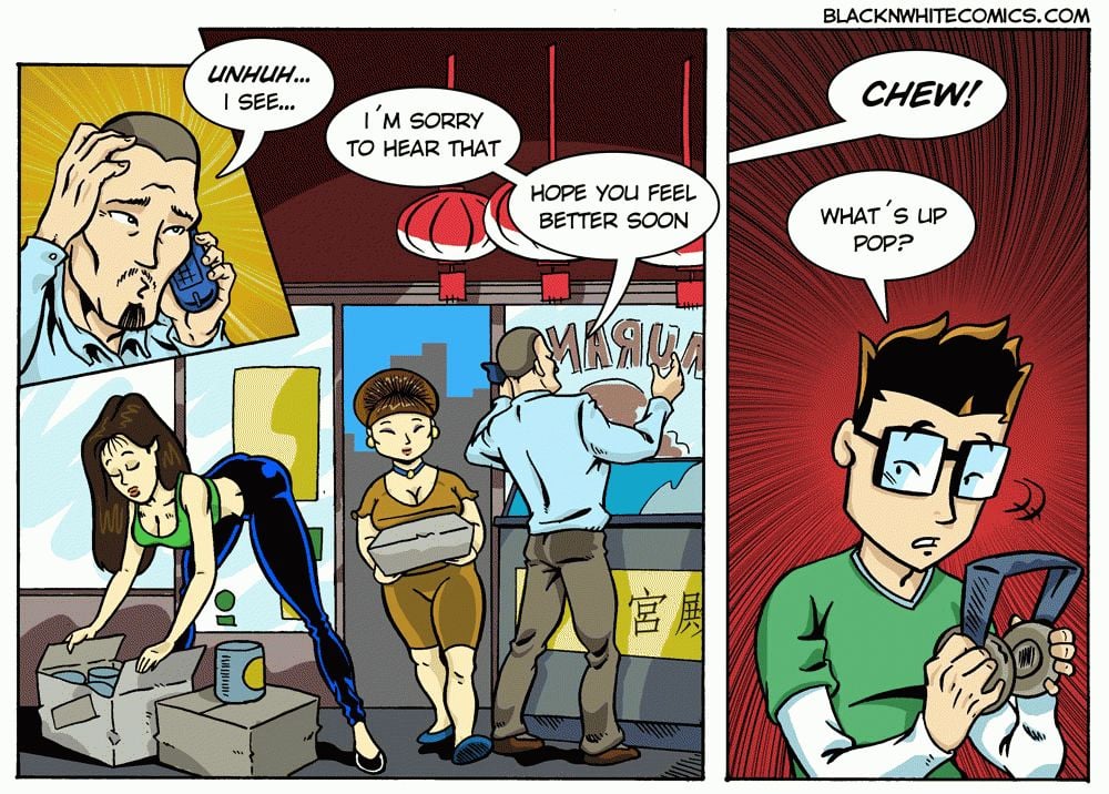 Shrimp Fried Rice [BlackNWhiteComics] - Chapter 1 — Page 4