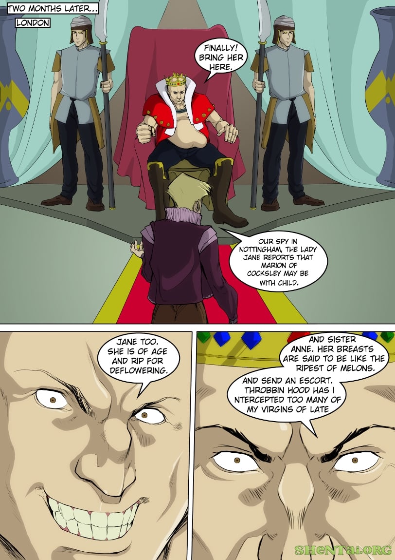 The Adventures Of Throbbin Hood (Robin Hood) [BlackNWhiteComics] - Chapter 1 — Page 13