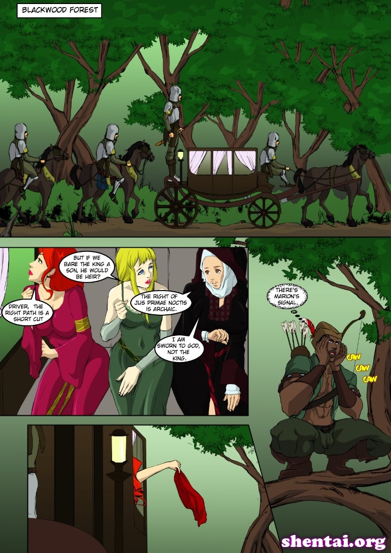 The Adventures Of Throbbin Hood (Robin Hood) [BlackNWhiteComics] - Chapter 1 — Page 14