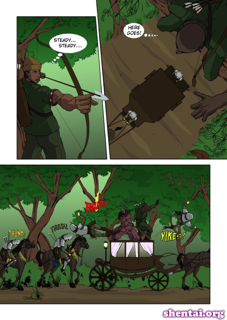 The Adventures Of Throbbin Hood (Robin Hood) [BlackNWhiteComics] - Chapter 1 — Page 15