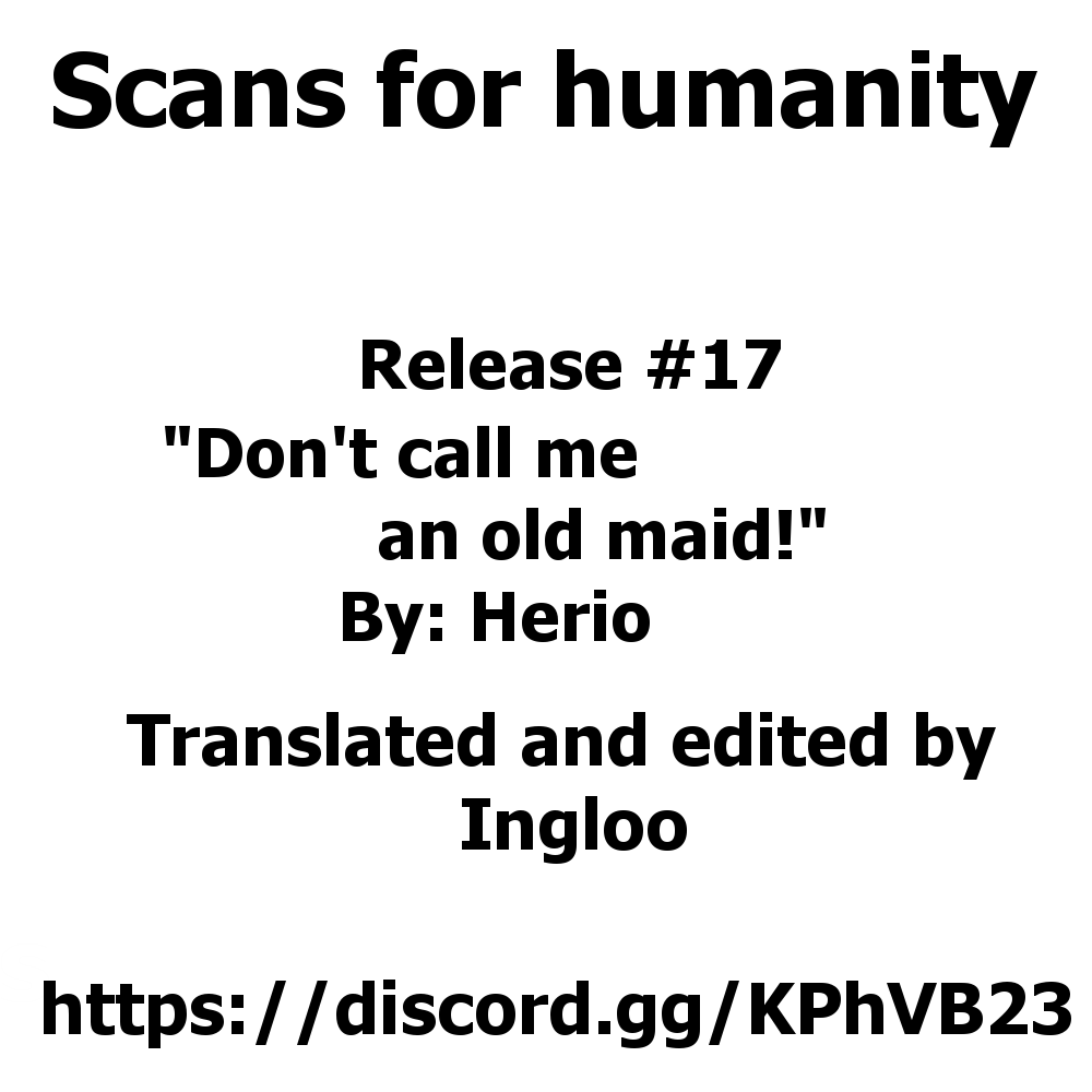 Don’t Call Me An Old Maid! [Herio] - Chapter 1 — Page 27