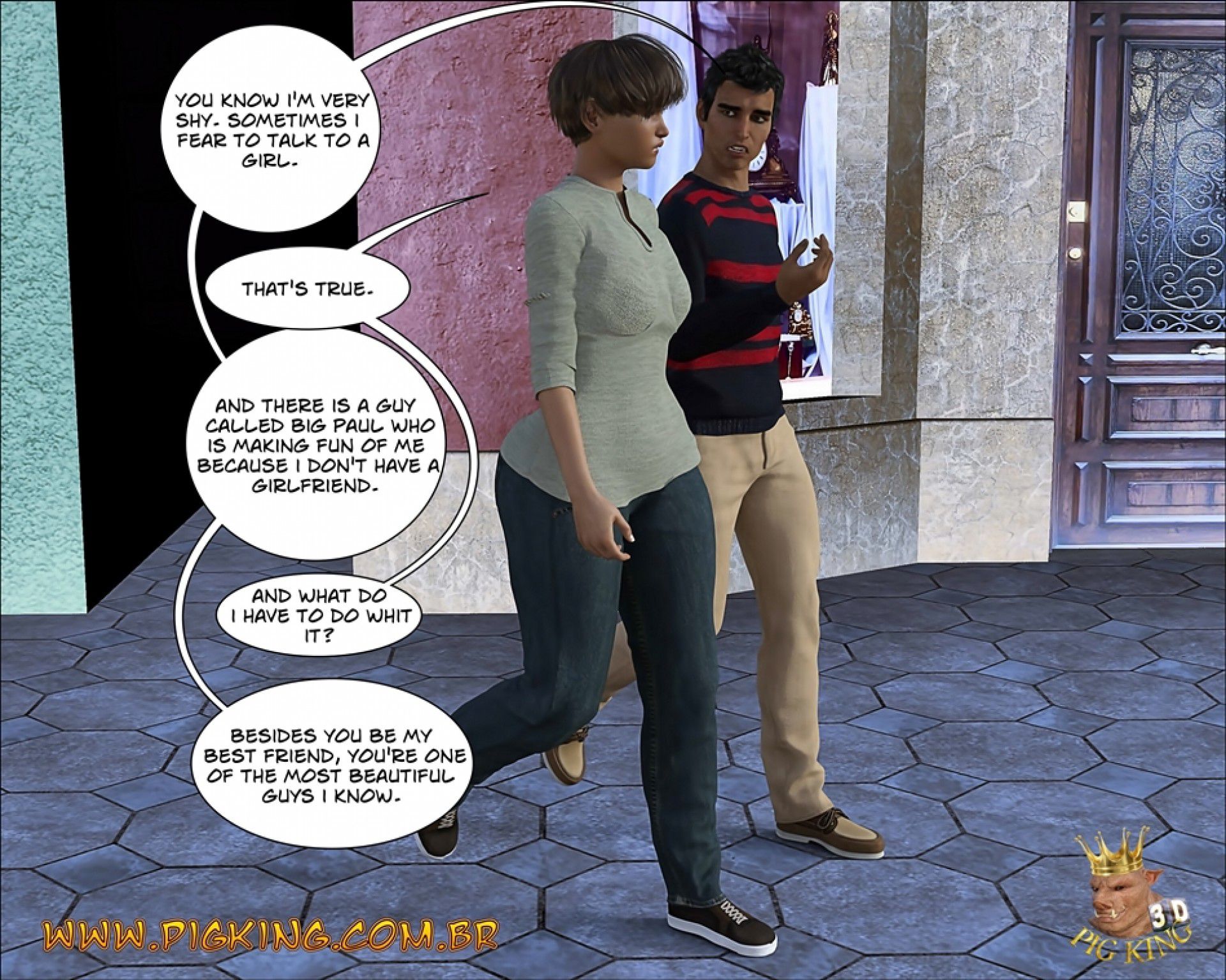 Help Me! – Cristiano, Leonard [PigKing] - Chapter 1 — Page 4