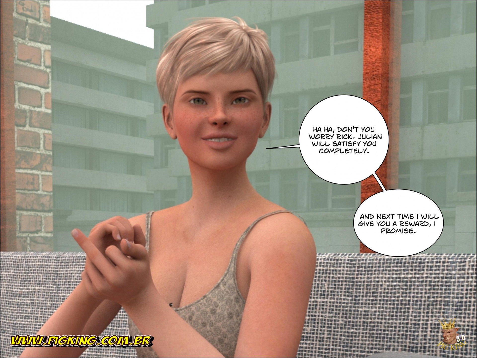 PigKing’s Bar – Helena, Julian, Leonard [PigKing] - Chapter 2 — Page 7