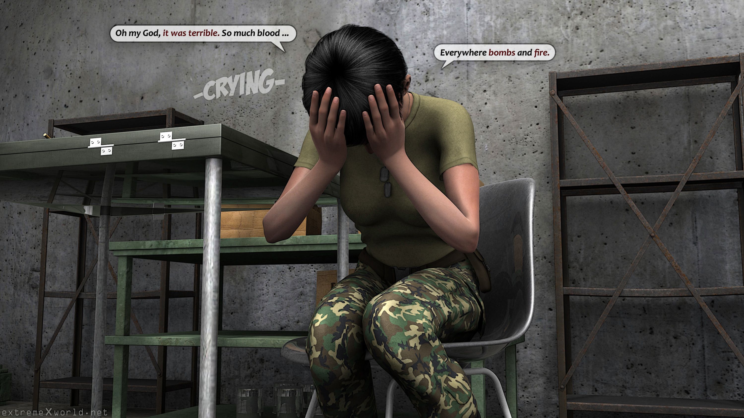 Military Slut [ExtremeXWorld] - Chapter 1 — Page 8