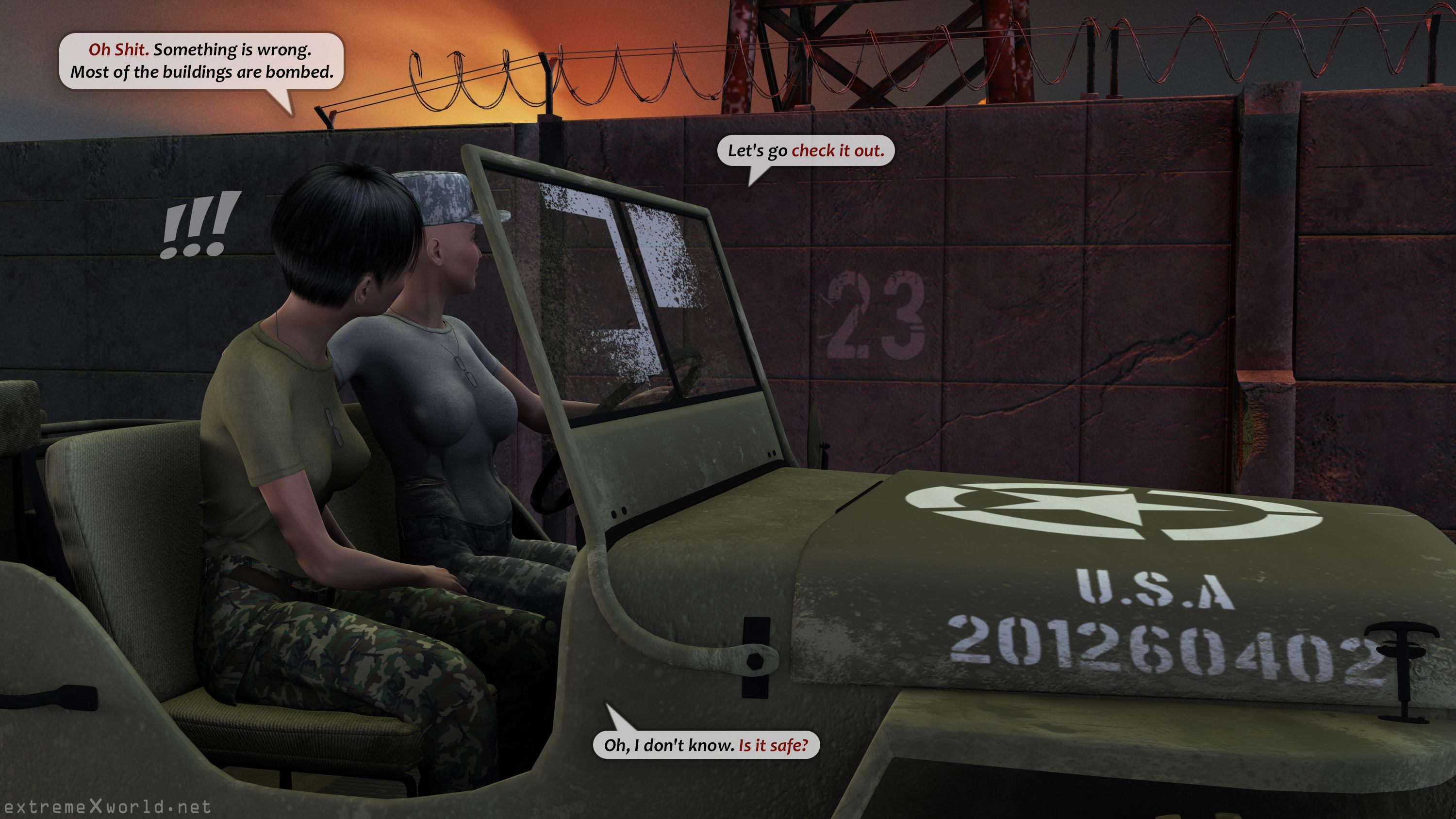 Military Slut [ExtremeXWorld] - Chapter 2 — Page 13