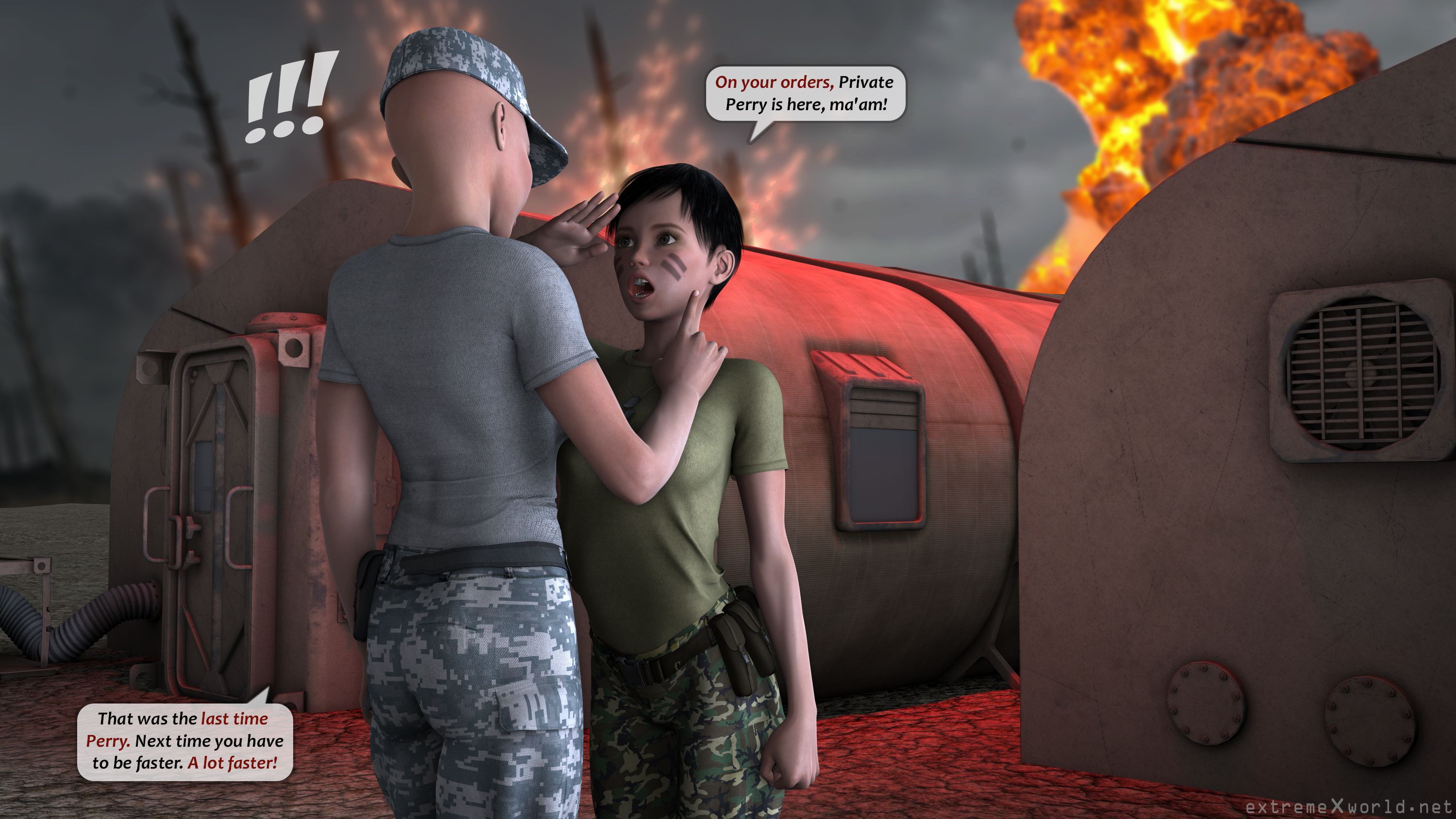 Military Slut [ExtremeXWorld] - Chapter 2 — Page 7