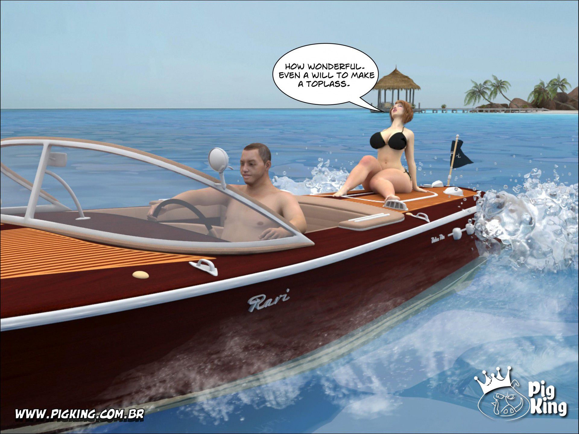 Tropical Paradise – Leonard, Helena, Katherine, Nininho [PigKing] - Chapter 2 — Page 32