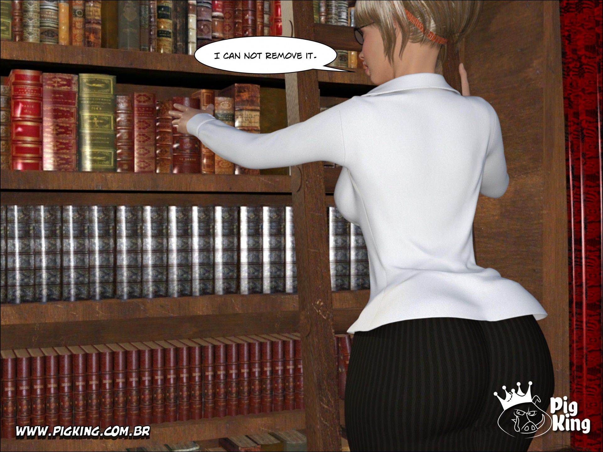 Librarian – Sabrina [PigKing] - Chapter 1 — Page 13