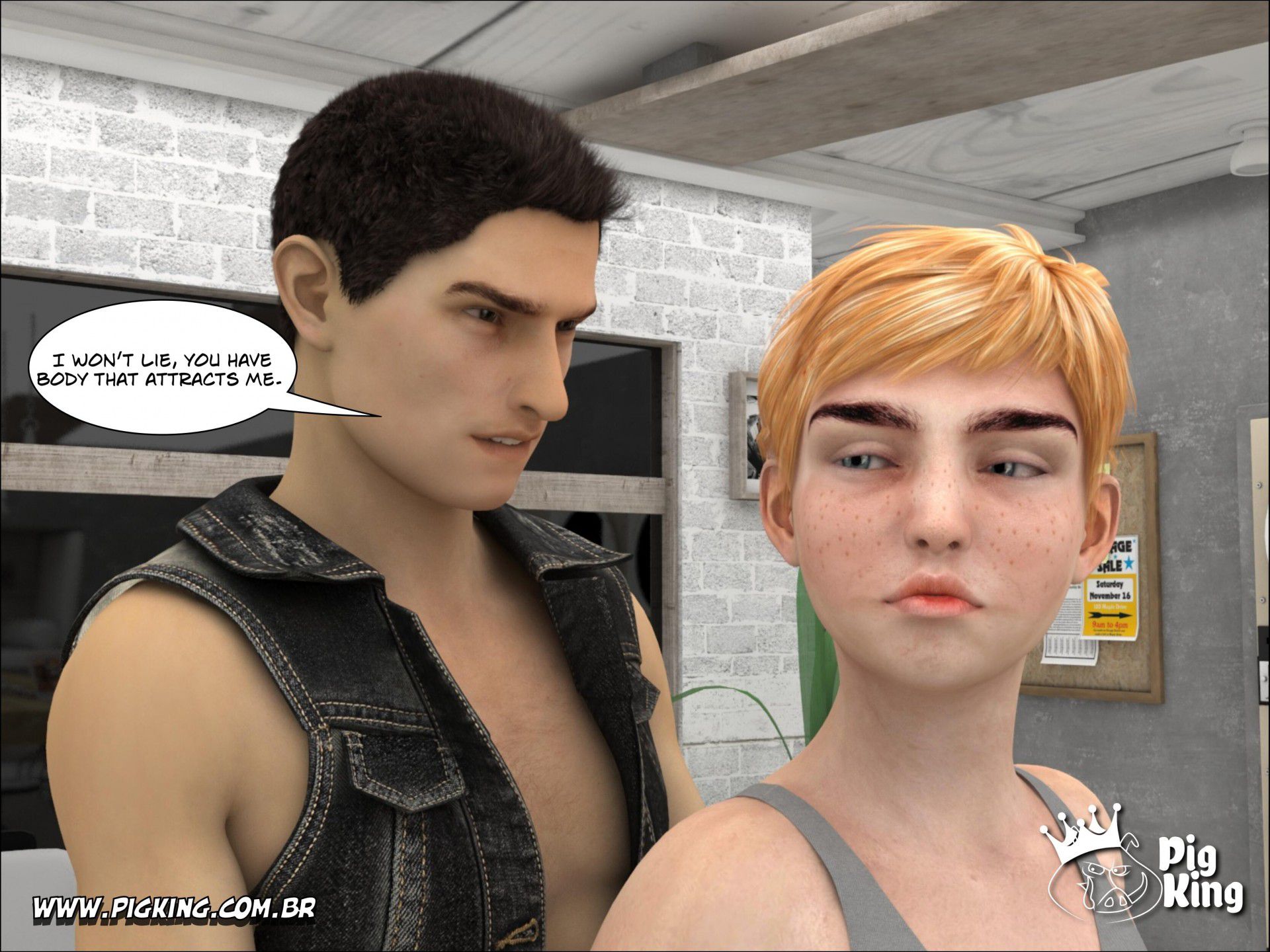 Coffee In The Laundry – Dominique [PigKing] - Chapter 1 — Page 16