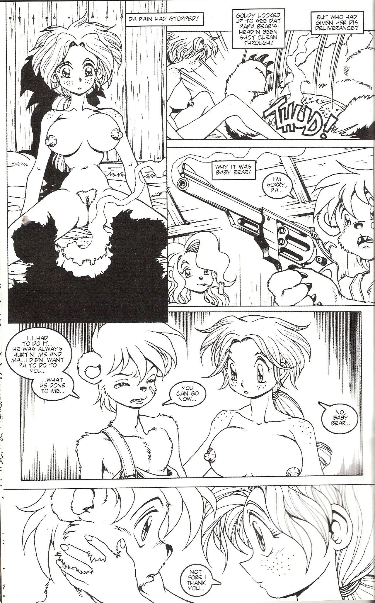 Three Bears And A Girl (Goldilocks And The Three Bears) [Fred Perry] - Chapter 1 — Page 5