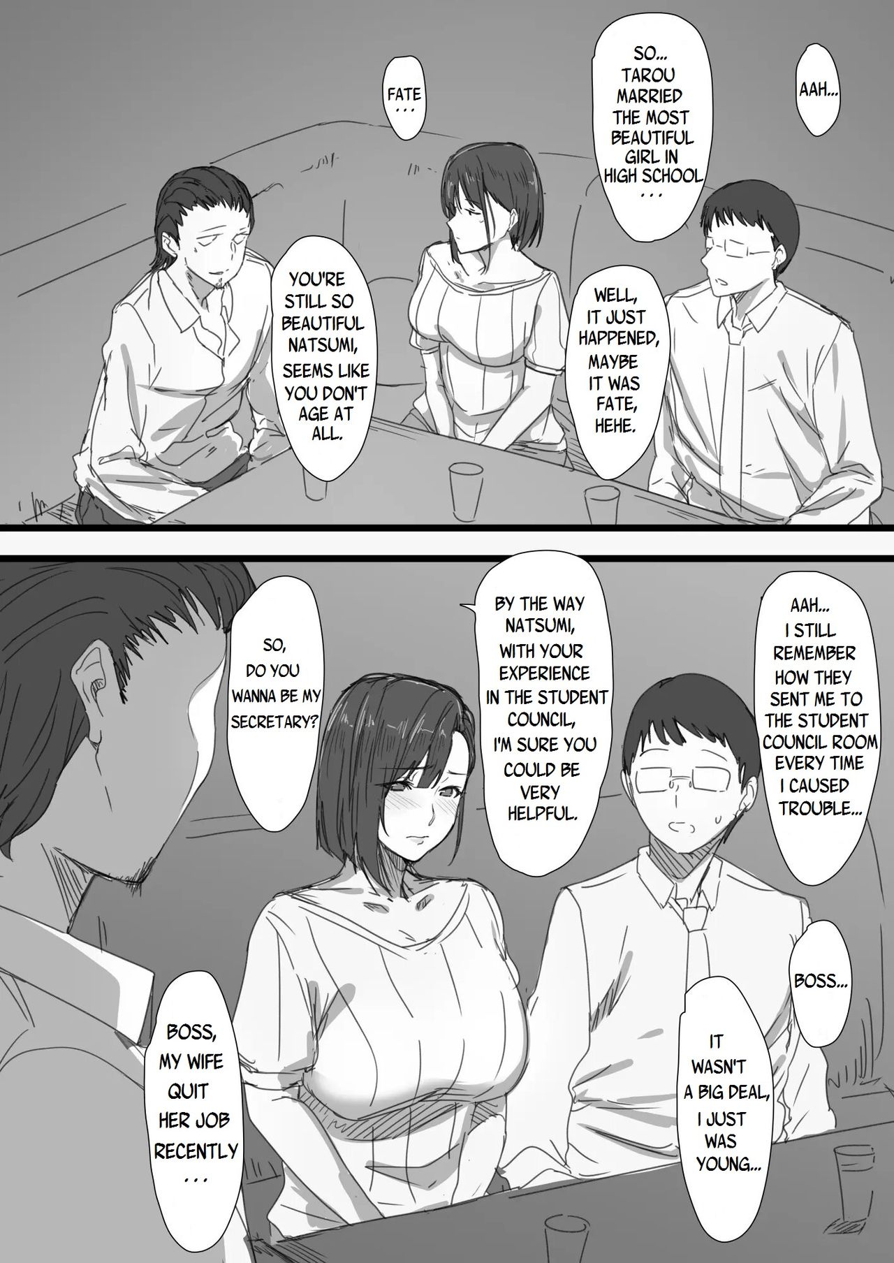 Kouman Tsuma ga Netorarete [Hari Poteto] - Chapter 1 — Page 8