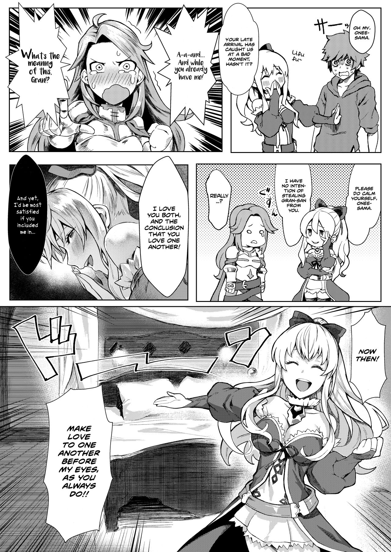 If You’re Giving It to Onee-sama, Include Me As Well (Granblue Fantasy) [Peniken] - Chapter 1 — Page 8