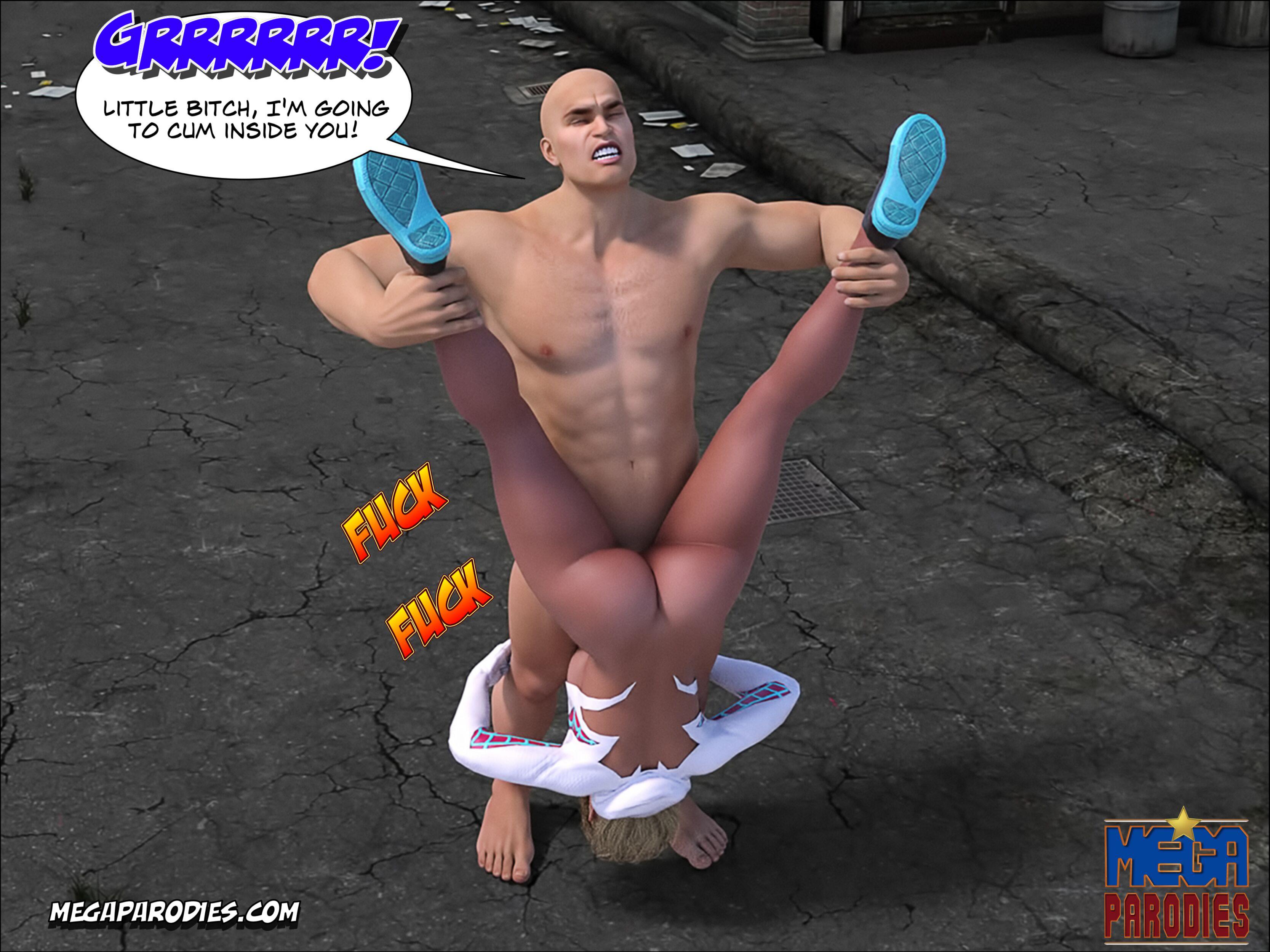 Spider-Gwen X Rhino (Spider-Man) [MegaParodies] - Chapter 3 — Page 25