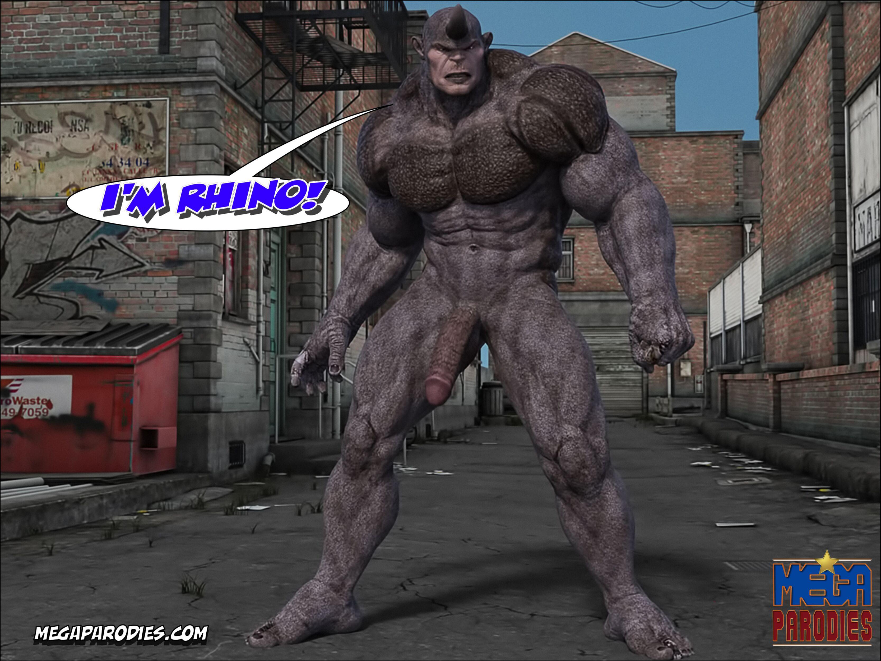 Spider-Gwen X Rhino (Spider-Man) [MegaParodies] - Chapter 3 — Page 37