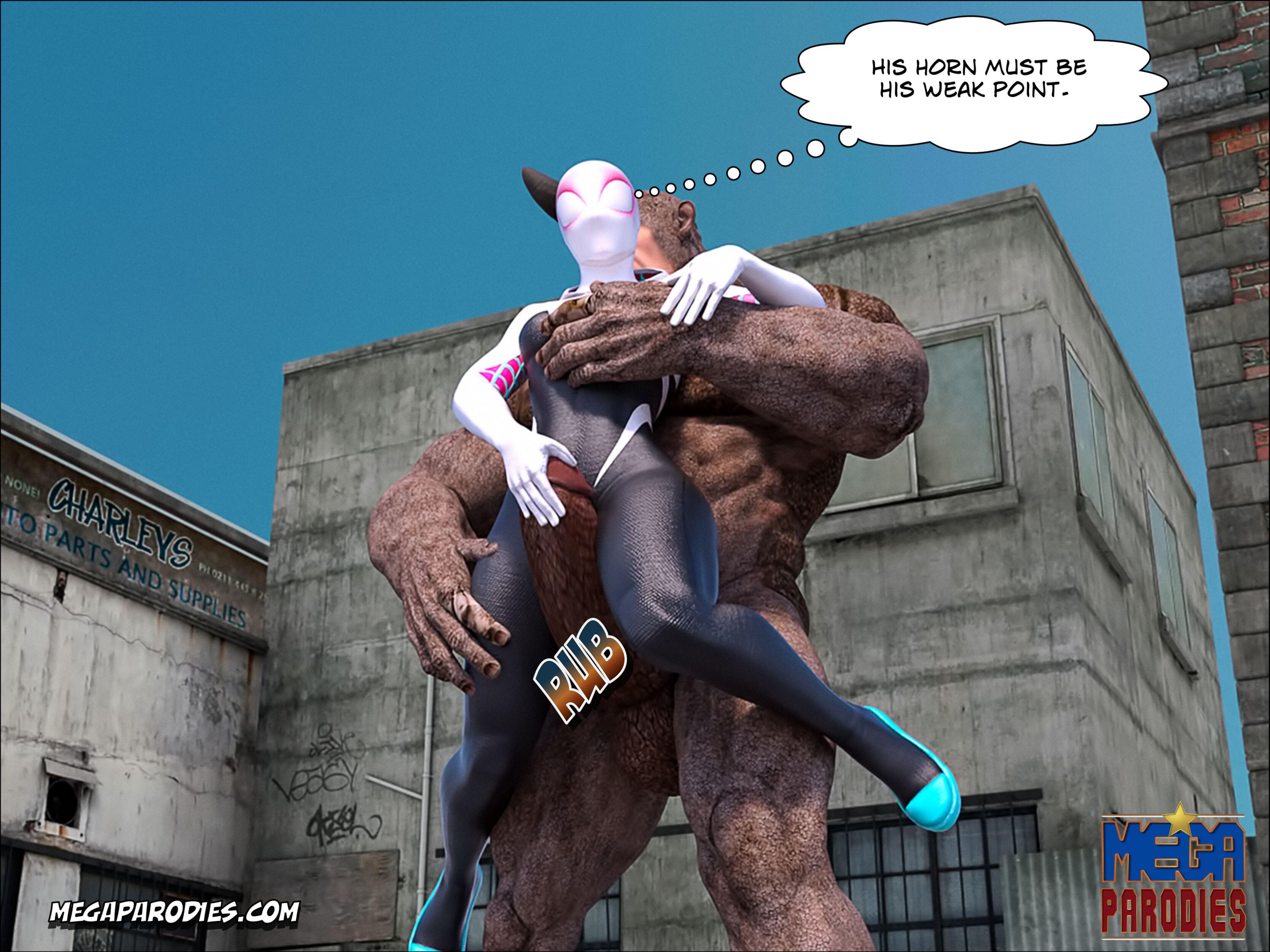 Spider-Gwen X Rhino (Spider-Man) [MegaParodies] - Chapter 2 — Page 18