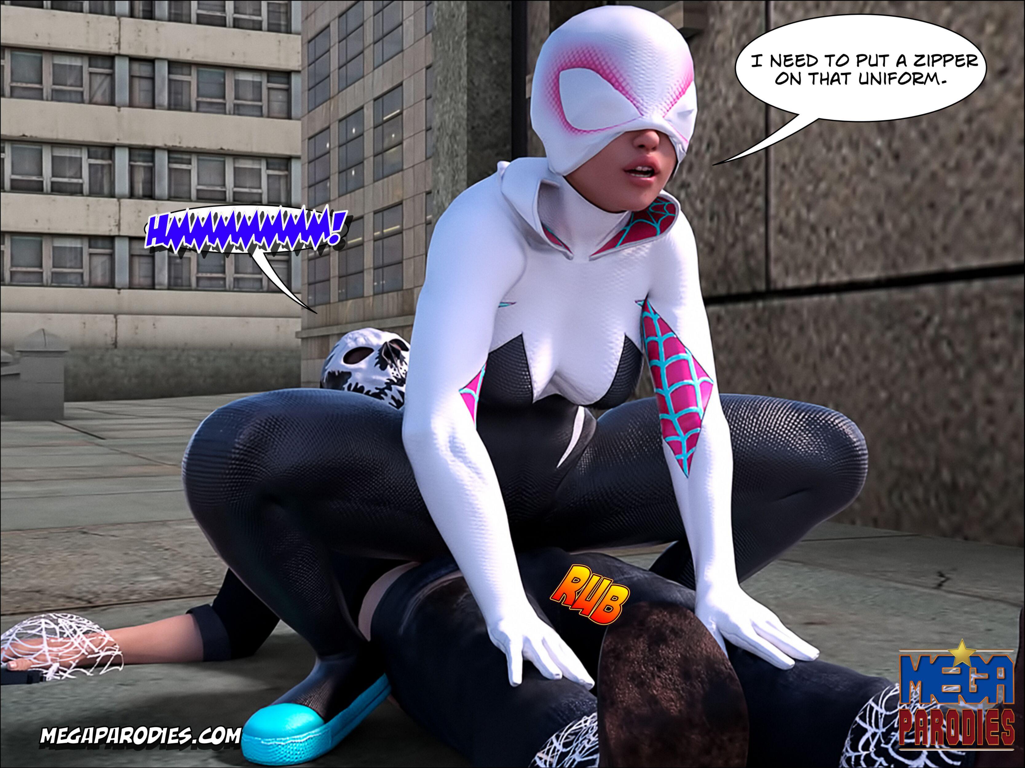 Spider-Gwen X Rhino (Spider-Man) [MegaParodies] - Chapter 1 — Page 37