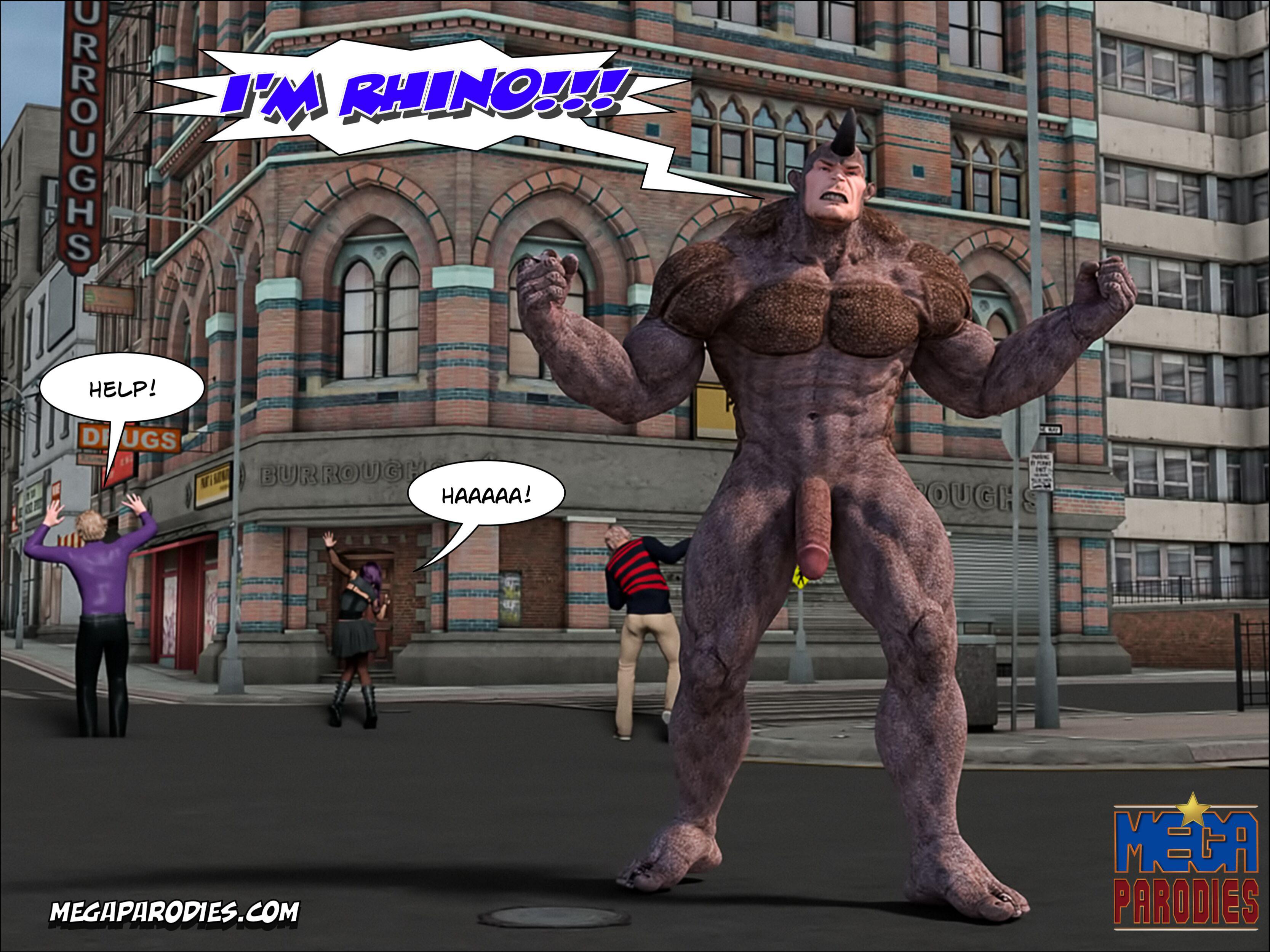 Spider-Gwen X Rhino (Spider-Man) [MegaParodies] - Chapter 1 — Page 52