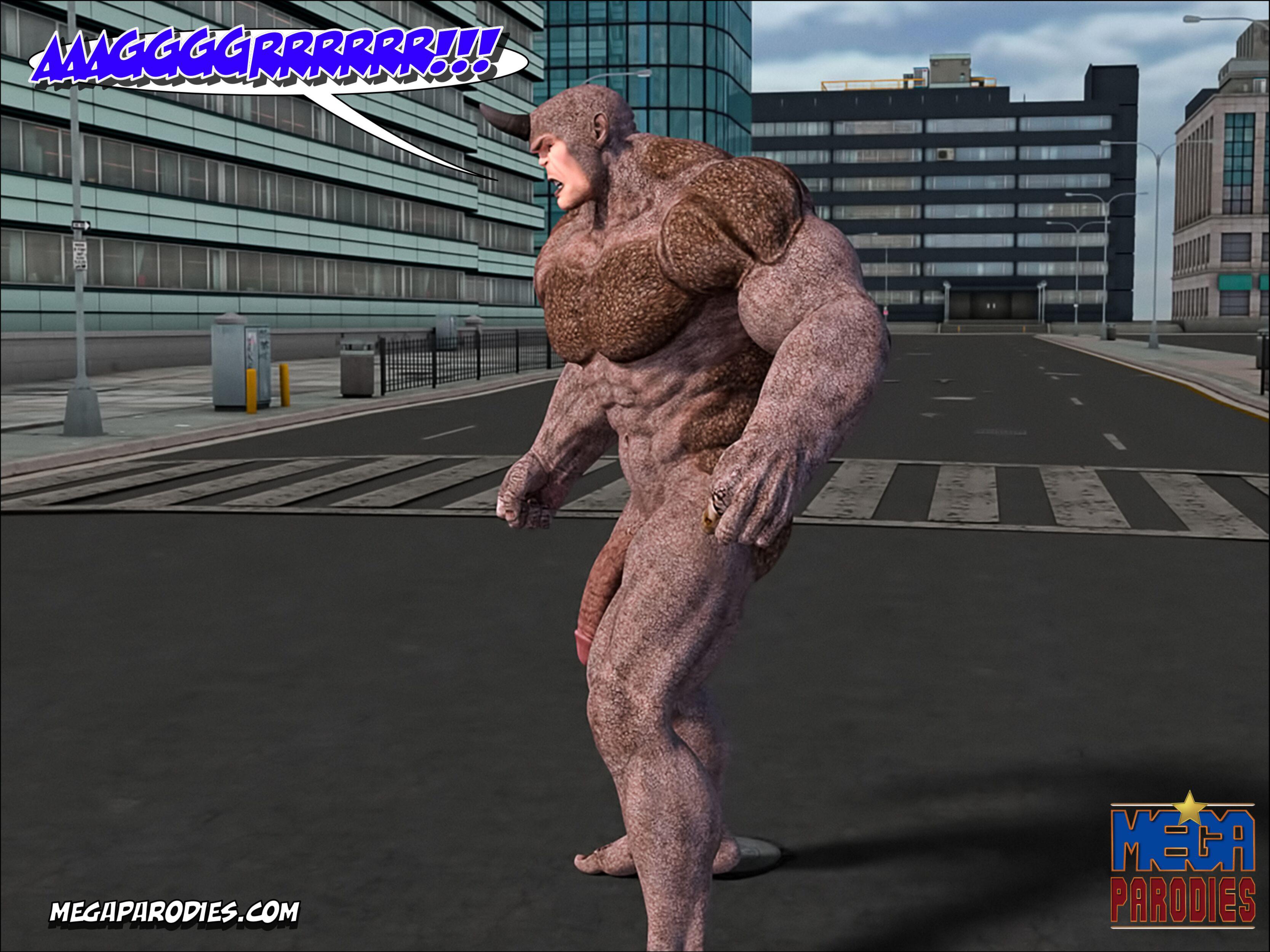 Spider-Gwen X Rhino (Spider-Man) [MegaParodies] - Chapter 1 — Page 54