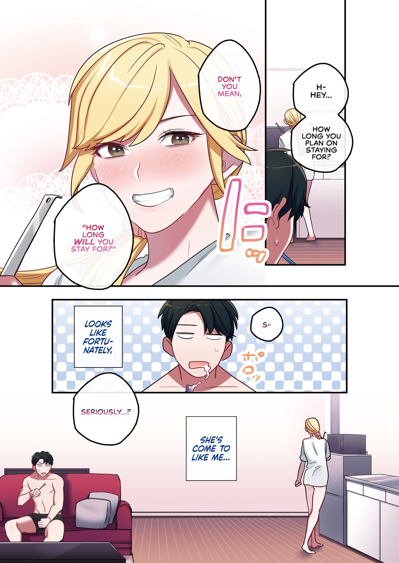 After Relentlessly Cumming Inside A Runaway Gyaru, We Started Living Together As Fuck Buddies [Oniben Katze] - Chapter 1 — Page 38