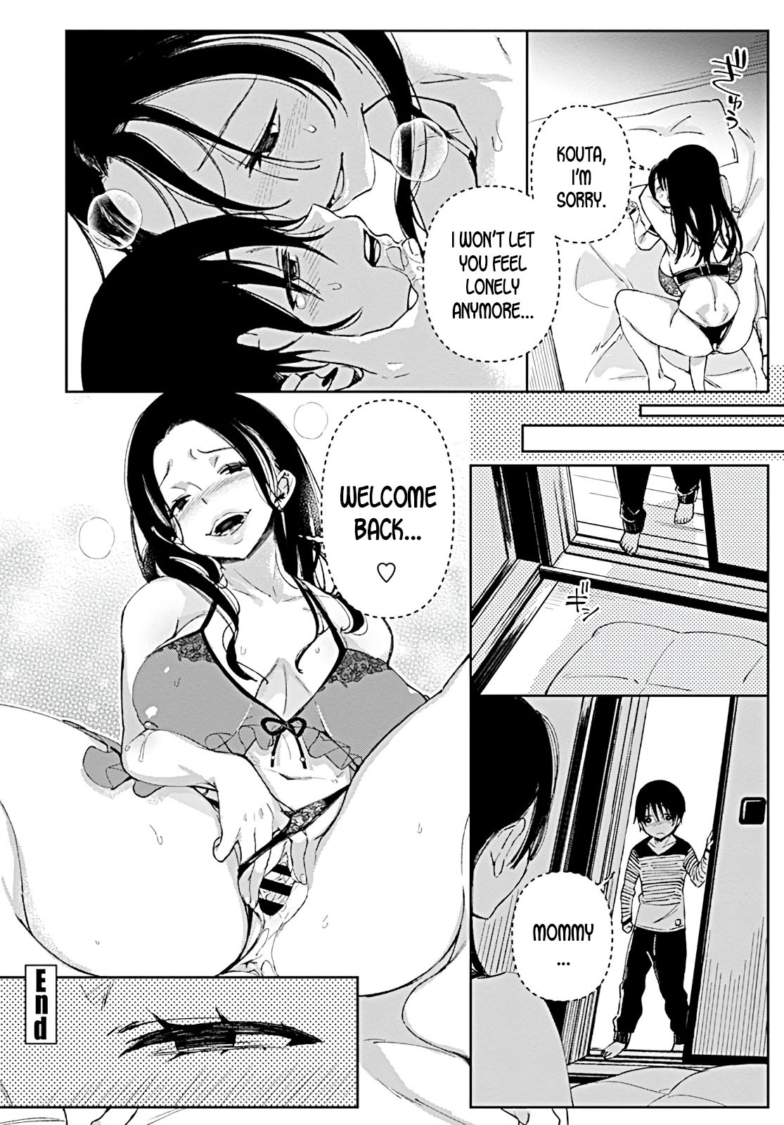 Pouring Love And Breast Milk Into The Shota Who Craves His Mother’s Big Breasts [Achumuchi] - Chapter 1 — Page 24
