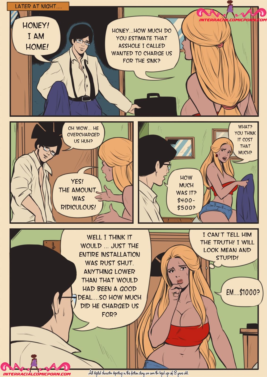 The Plumber [InterracialComicPorn] - Chapter 1 — Page 8
