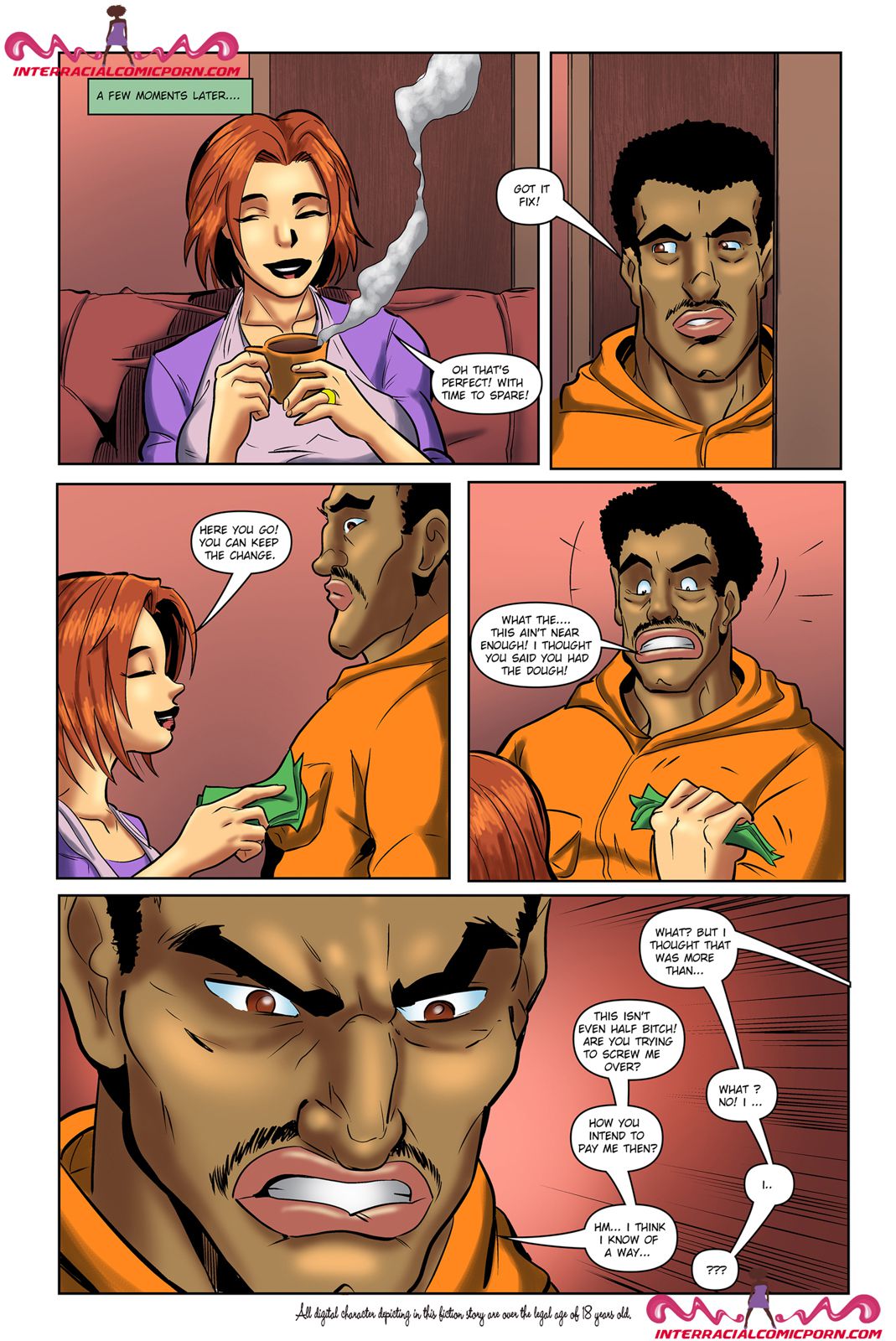 The AC Man [InterracialComicPorn] - Chapter 1 — Page 4