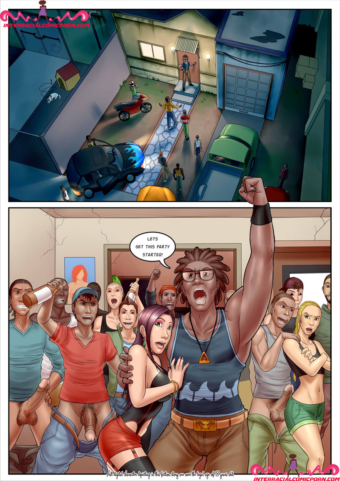 The New Teacher [InterracialComicPorn] - Chapter 3 — Page 9