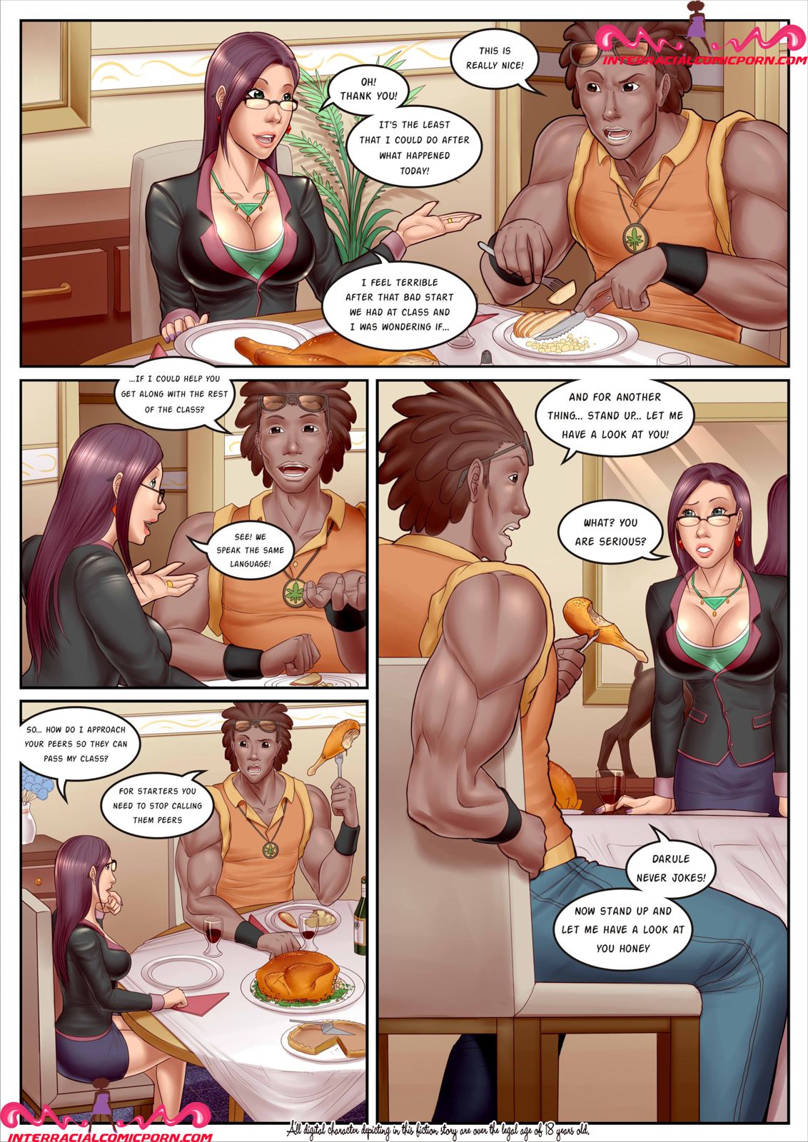 The New Teacher [InterracialComicPorn] - Chapter 1 — Page 10