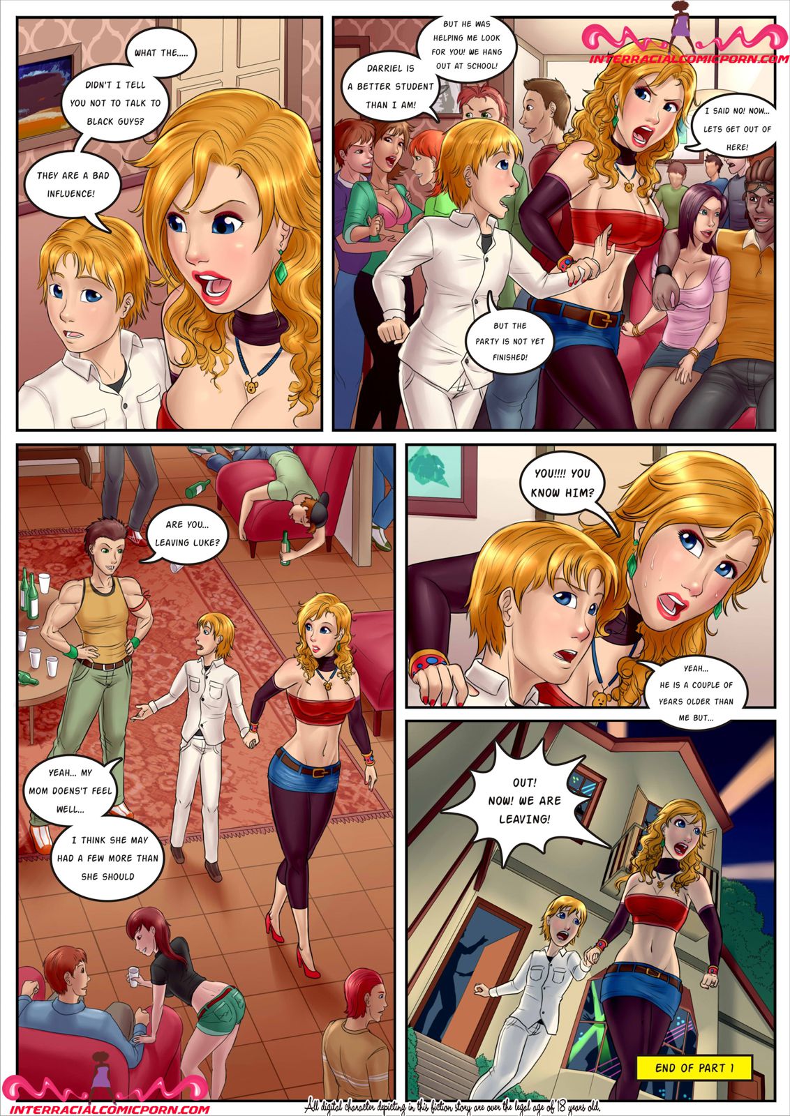 Party Slut [InterracialComicPorn] - Chapter 1 — Page 7