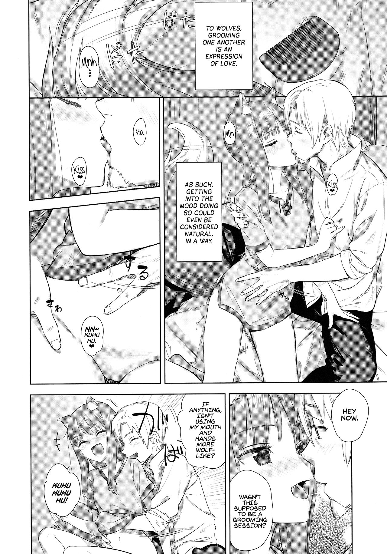 Affectionate Grooming With Me (Spice and Wolf) [Kawakami Rokkaku , Takanashi Rei] - Chapter 1 — Page 5
