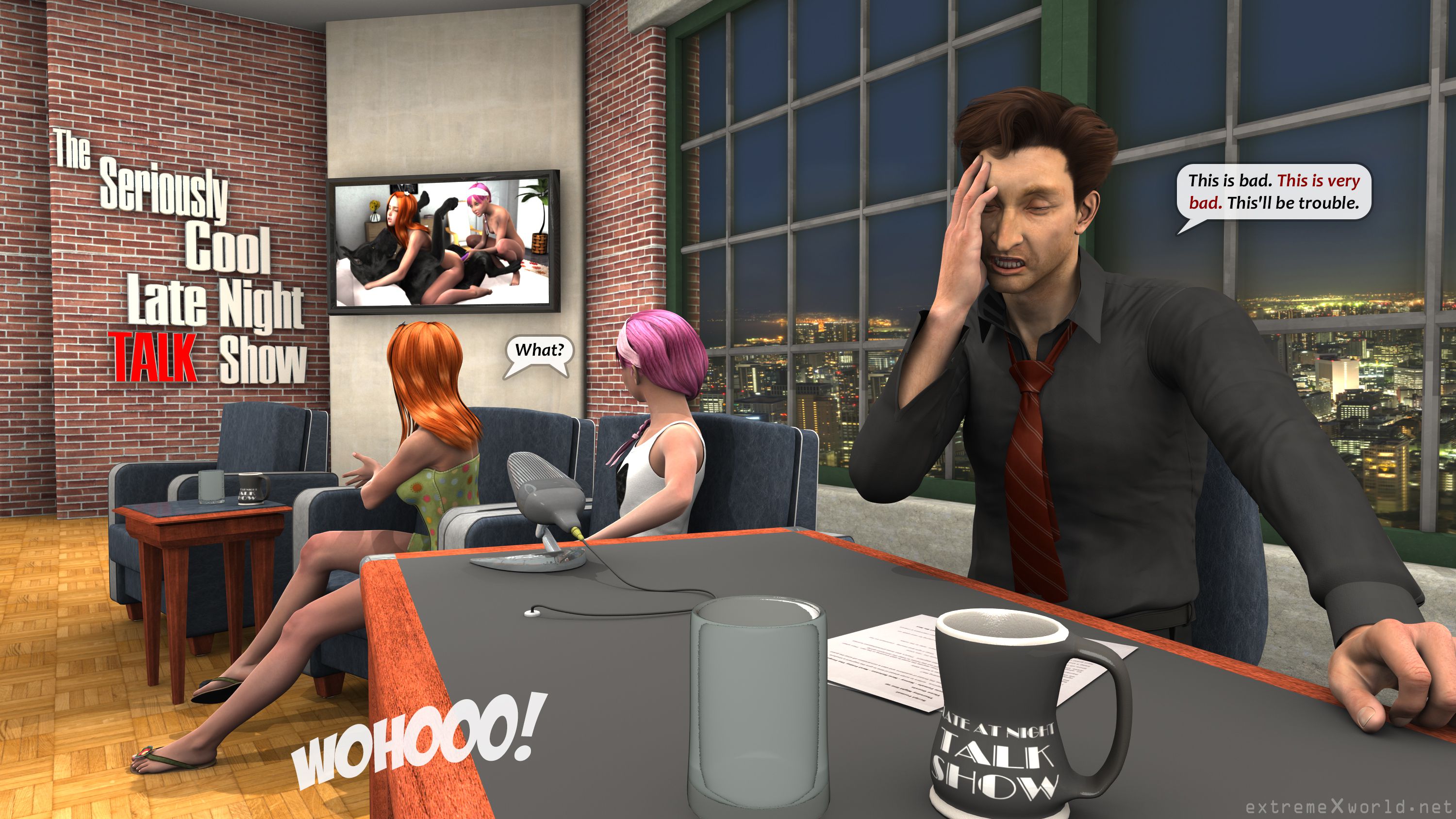 Late Night Show [ExtremeXWorld] - Chapter 1 — Page 28