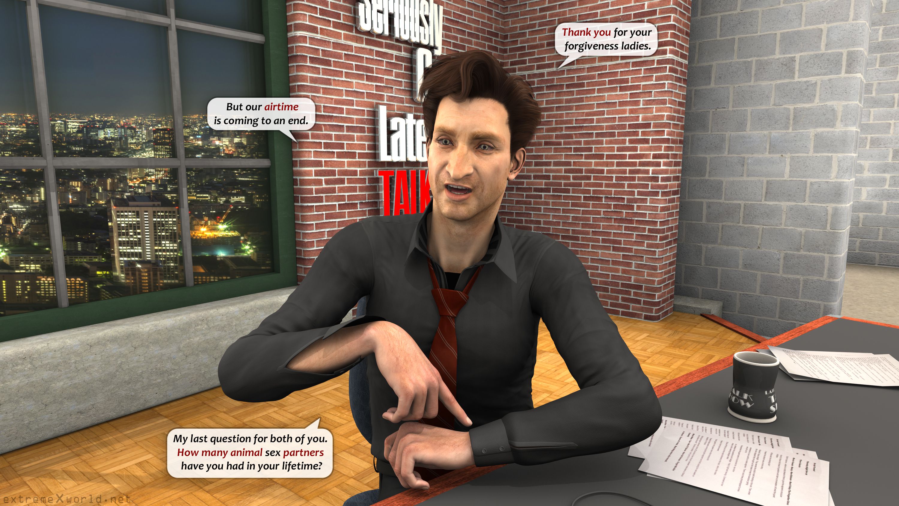 Late Night Show [ExtremeXWorld] - Chapter 1 — Page 34