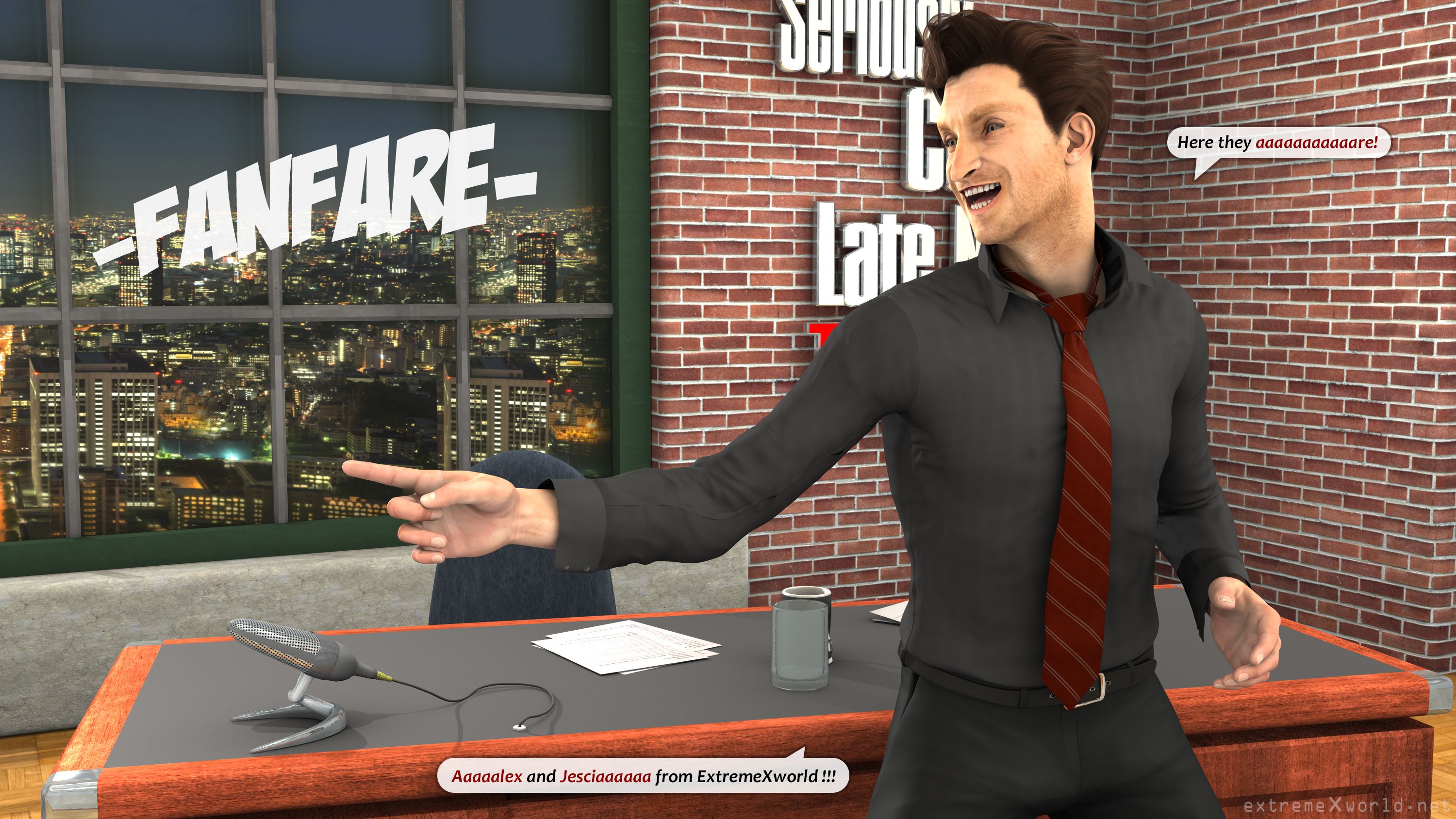 Late Night Show [ExtremeXWorld] - Chapter 1 — Page 4