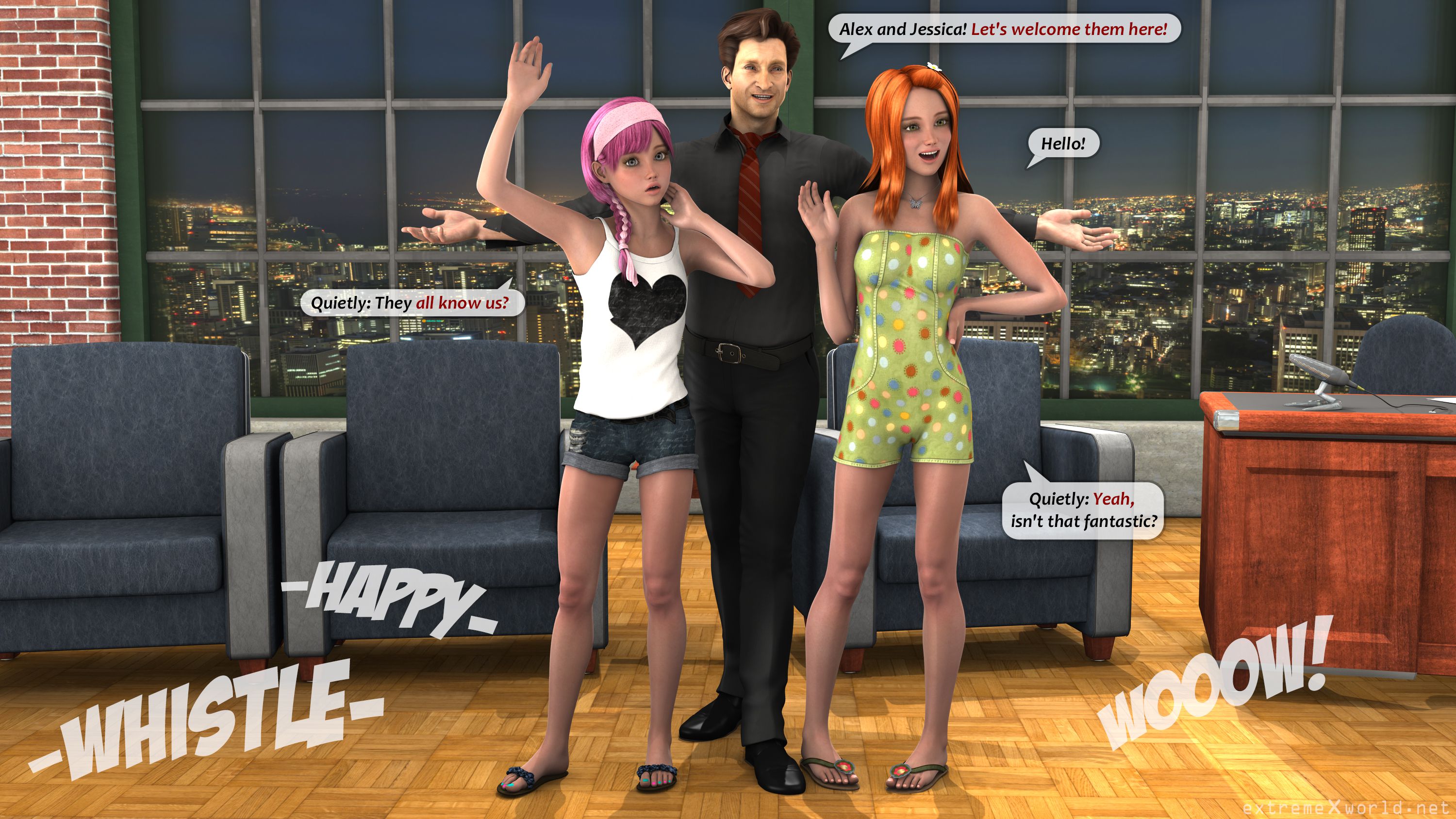 Late Night Show [ExtremeXWorld] - Chapter 1 — Page 6