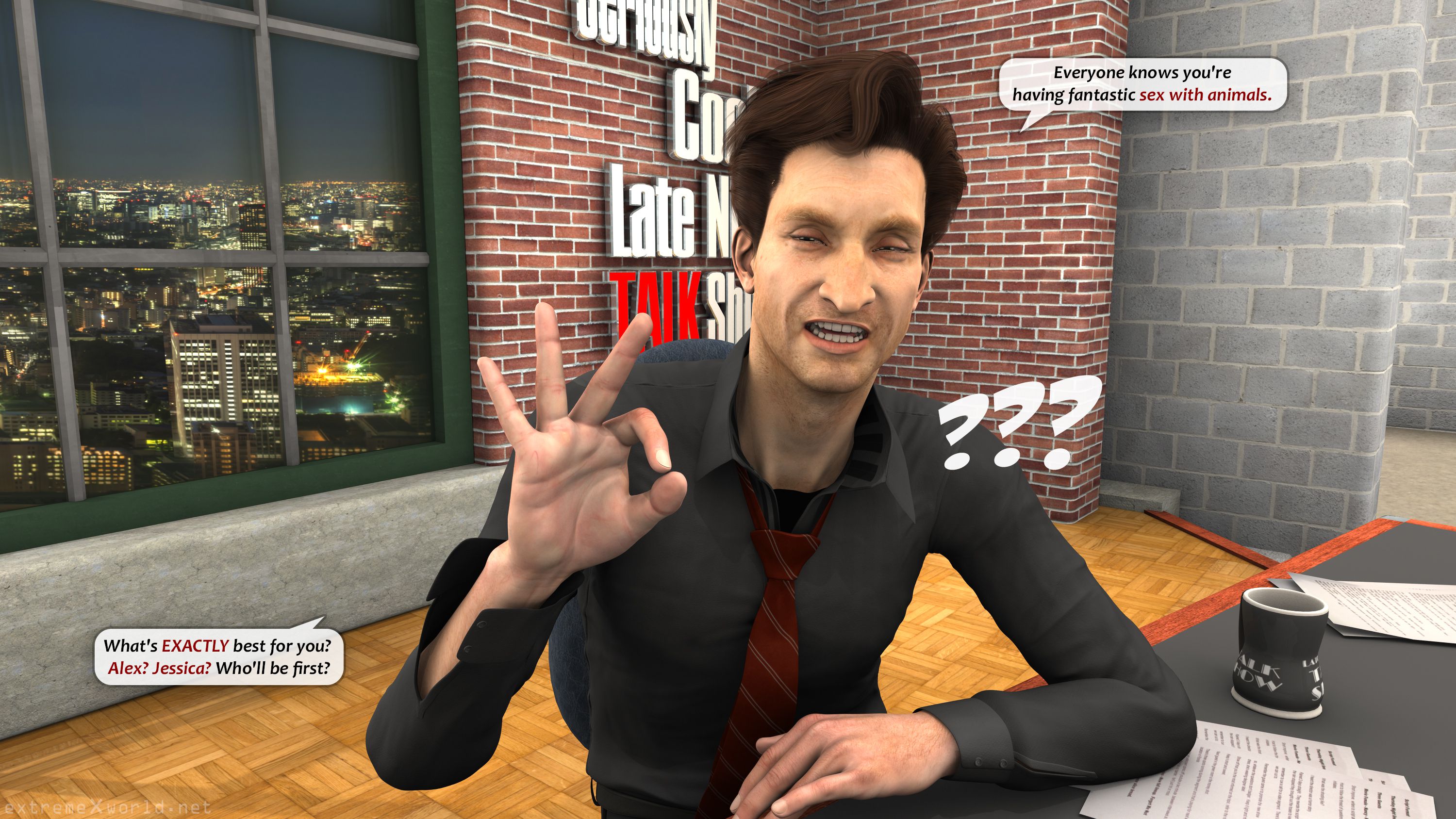 Late Night Show [ExtremeXWorld] - Chapter 1 — Page 8