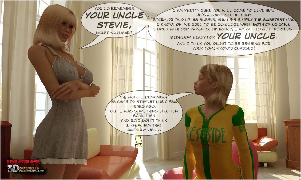 Uncle Urriving [IncestChronicles3D] - Chapter 1 — Page 5