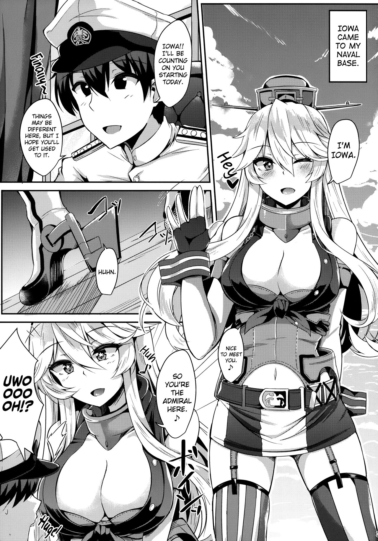 Wild Sex With Iowa (Kantai Collection -KanColle-) [Kazamitiu] - Chapter 1 — Page 4