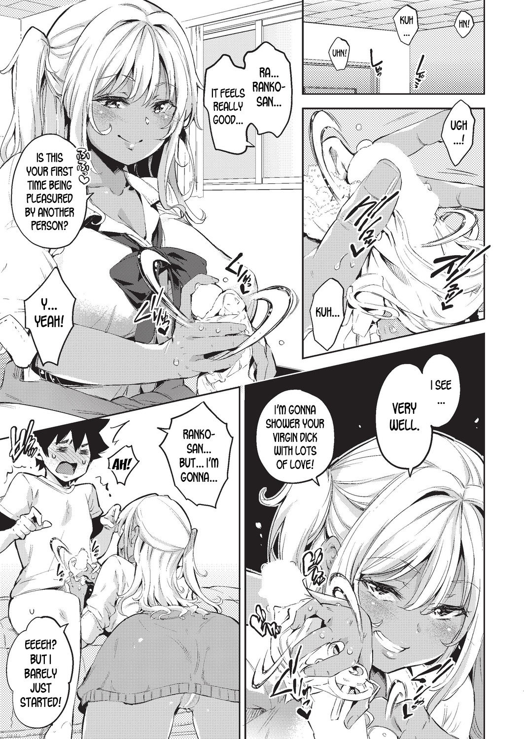 The Black Gal Who Can’t Win Against The Virgin Dick [Outou Chieri] - Chapter 1 — Page 7