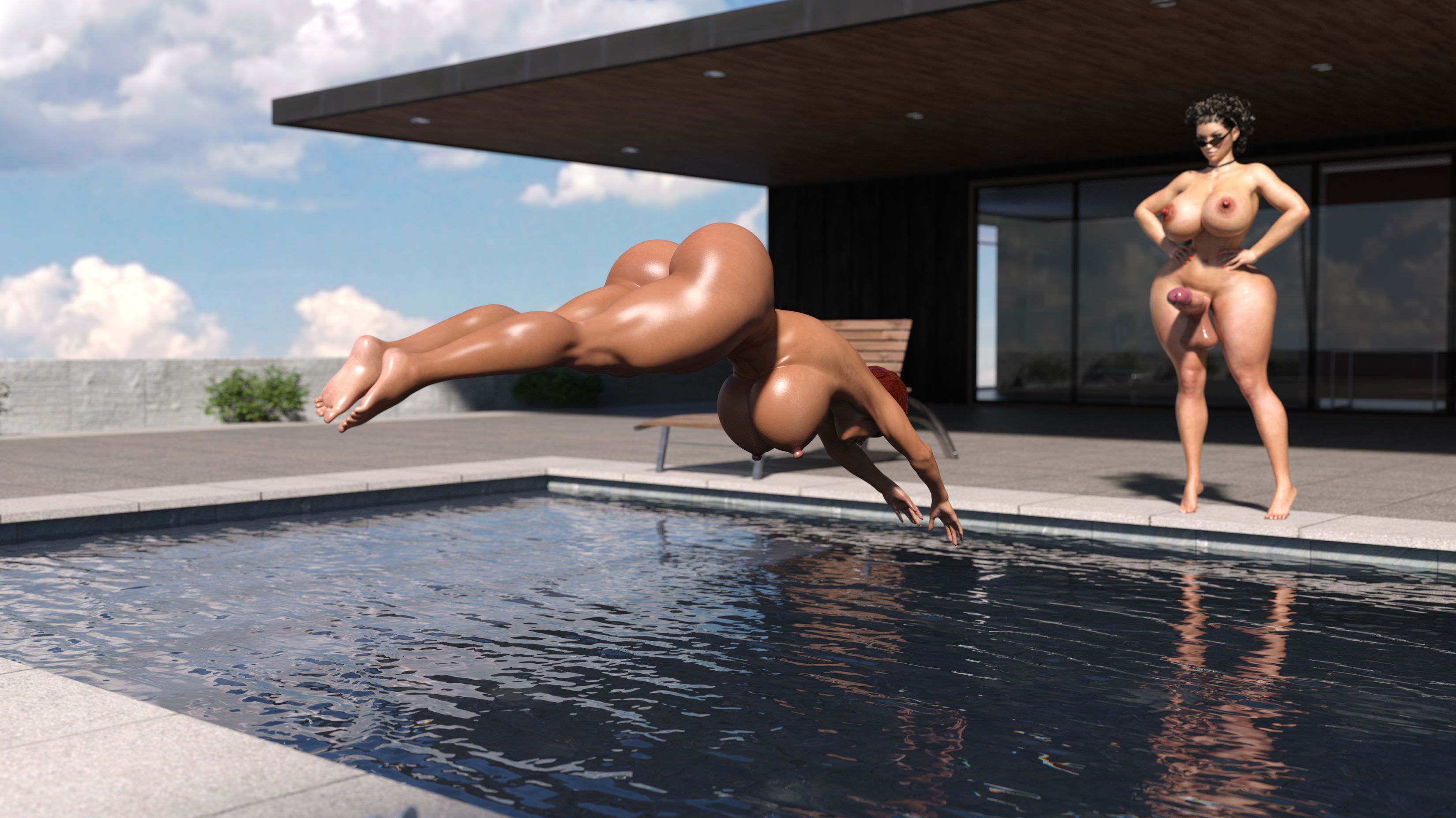 Wet Hot Futanari Summer [CJFLO] - Chapter 1 — Page 6