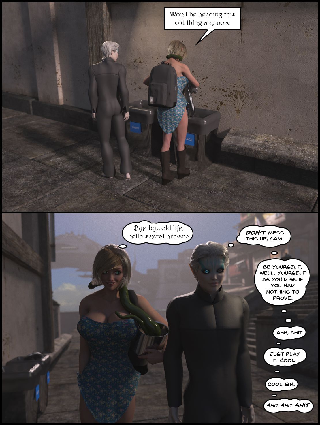 Telepathic Hentai Tentacle Spacey Rapey Sex Trek 9000 [Sindy Anna Jones] - Chapter 1 — Page 103