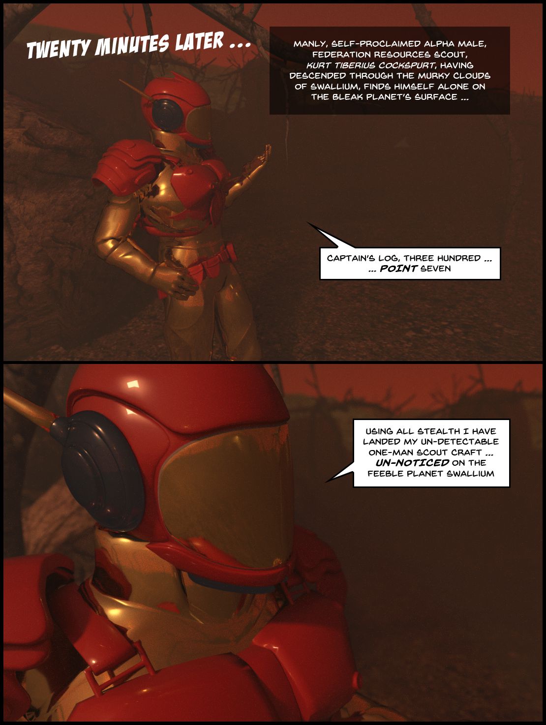 Telepathic Hentai Tentacle Spacey Rapey Sex Trek 9000 [Sindy Anna Jones] - Chapter 1 — Page 19