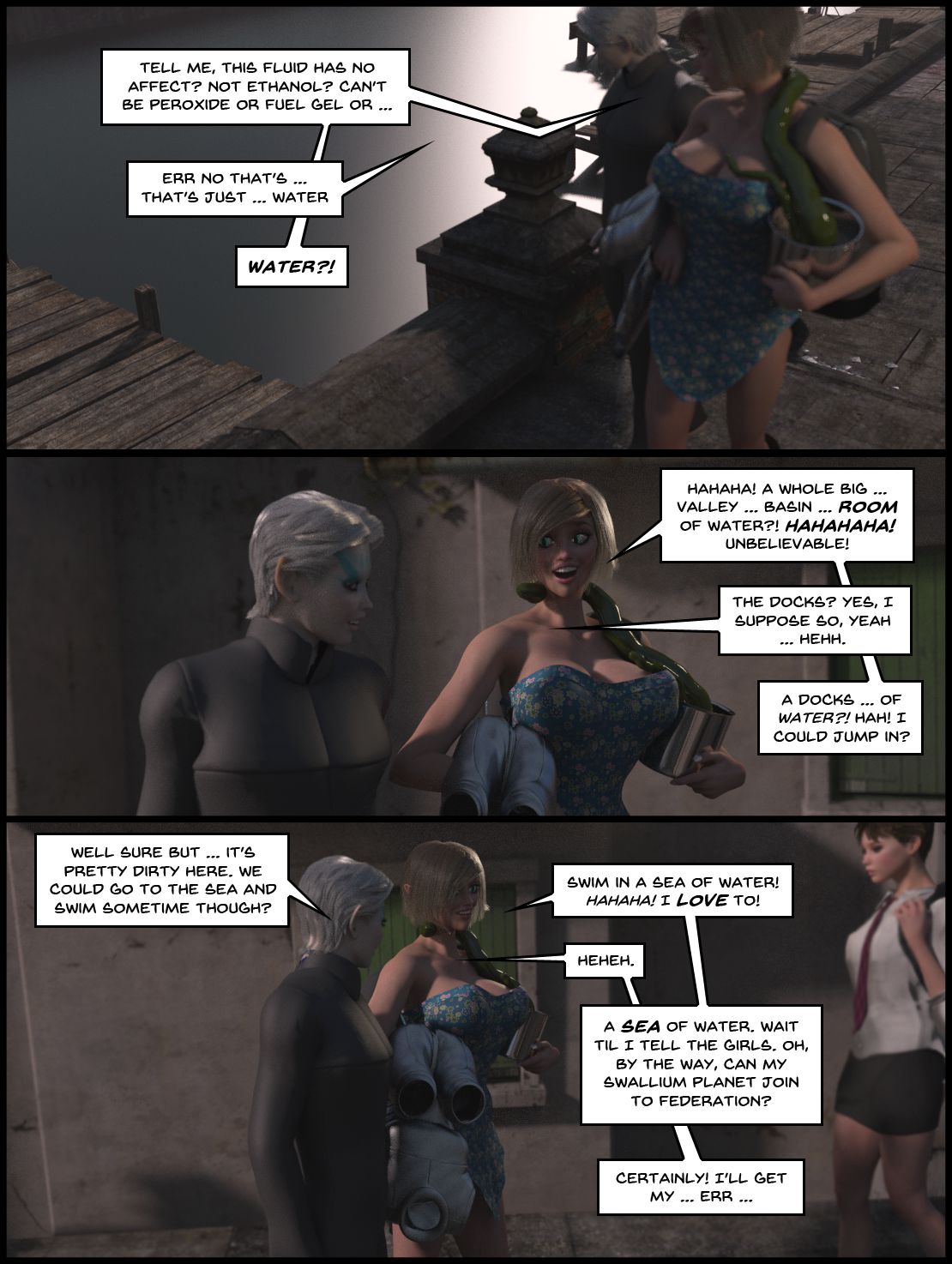 Telepathic Hentai Tentacle Spacey Rapey Sex Trek 9000 [Sindy Anna Jones] - Chapter 1 — Page 98