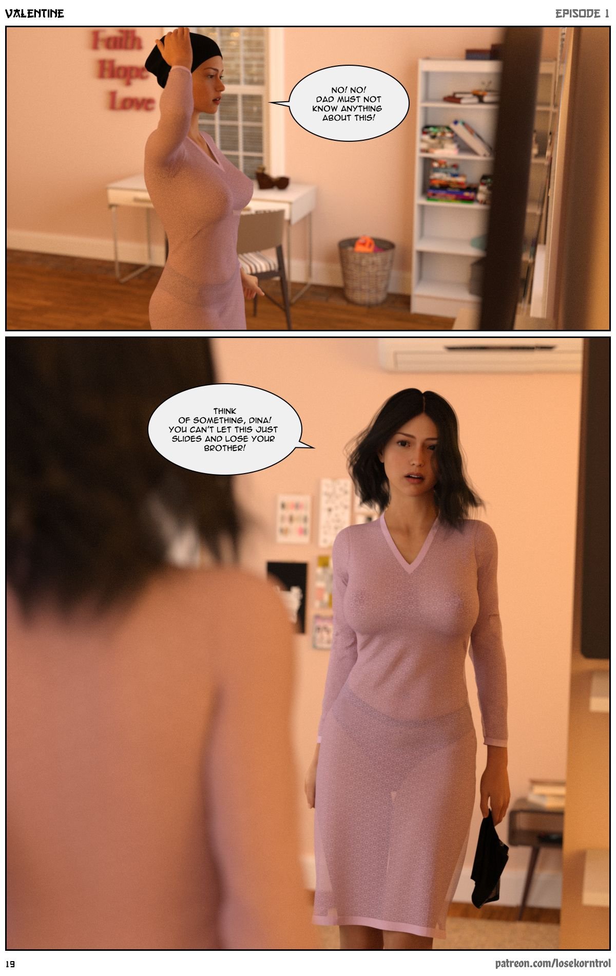 Valentine – Comic [LoseKorntrol, Hijab 3DX] - Chapter 1 — Page 20