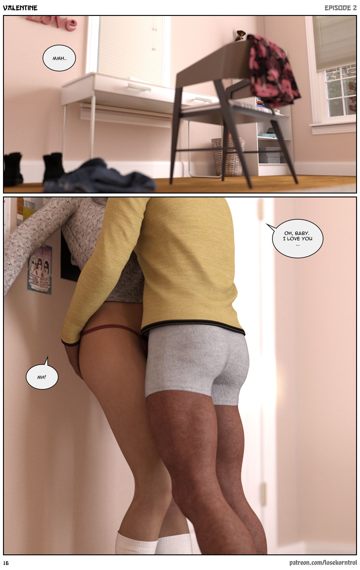 Valentine – Comic [LoseKorntrol, Hijab 3DX] - Chapter 2 — Page 16