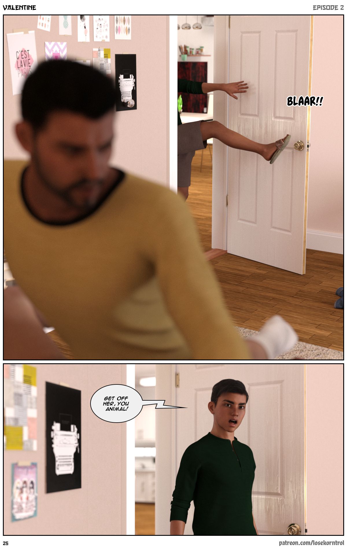 Valentine – Comic [LoseKorntrol, Hijab 3DX] - Chapter 2 — Page 25